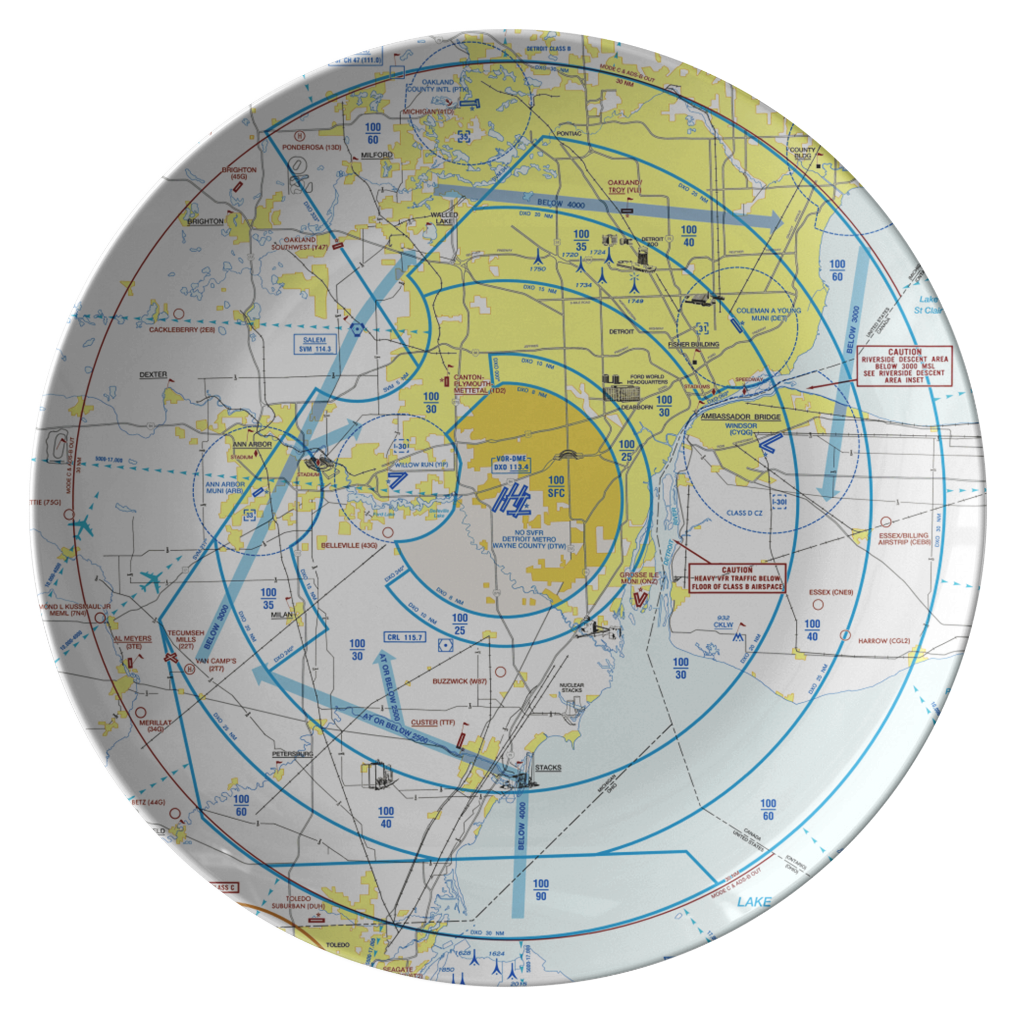 Detroit Flyway Chart – LAPILOTGIRL