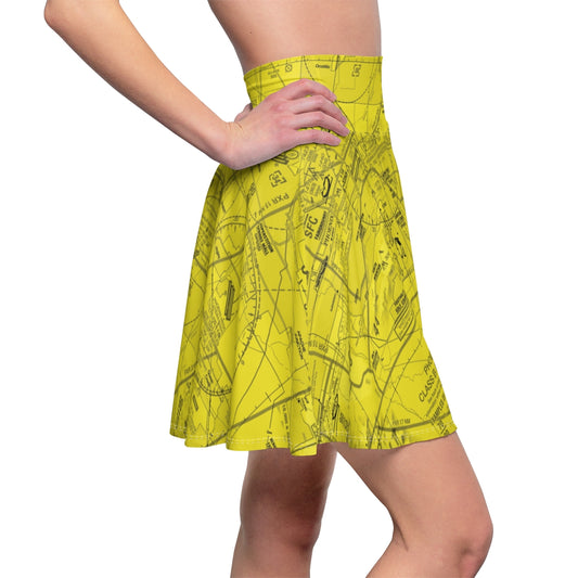 Phoenix TAC Chart skater skirt (yellow)
