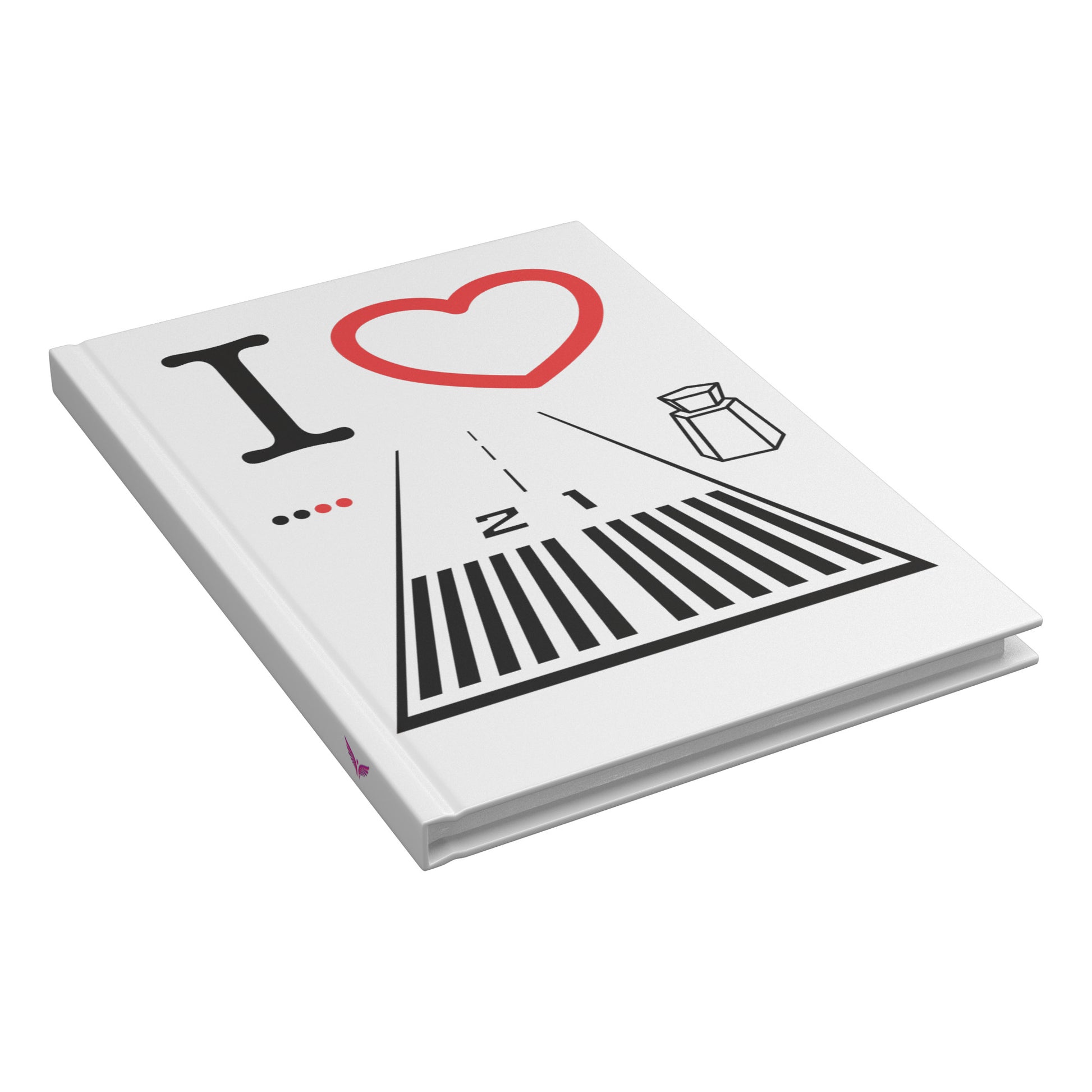 Santa Monica Airport Runway 21 / 3 hardcover journal