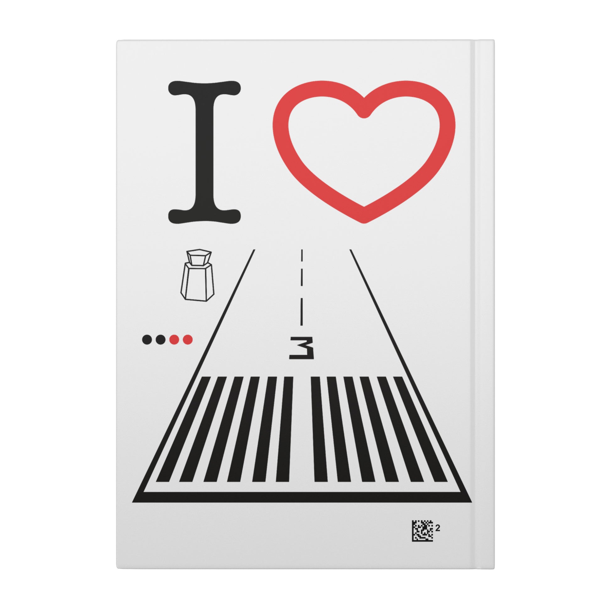 Santa Monica Airport Runway 21 / 3 hardcover journal