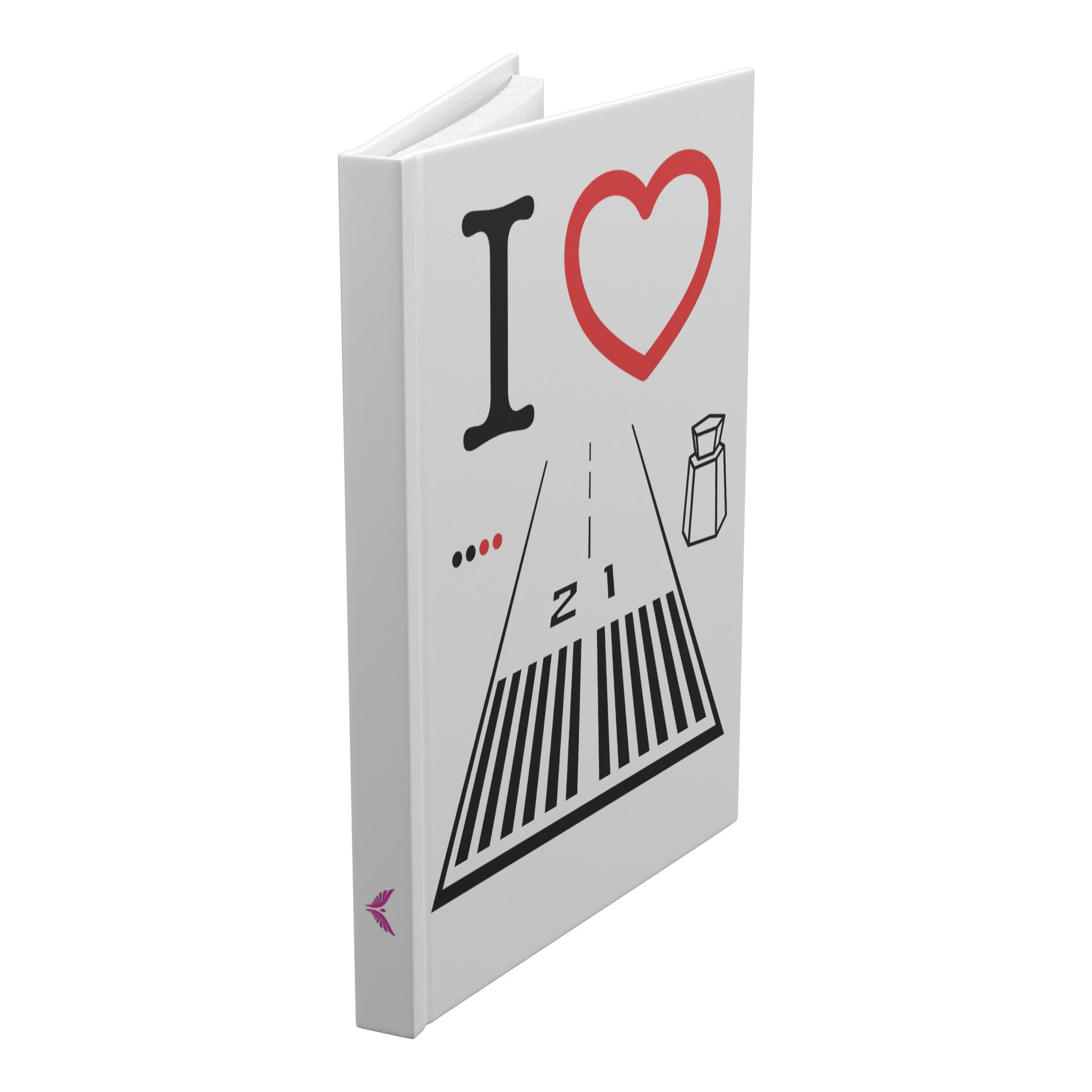 Santa Monica Airport Runway 21 / 3 hardcover journal