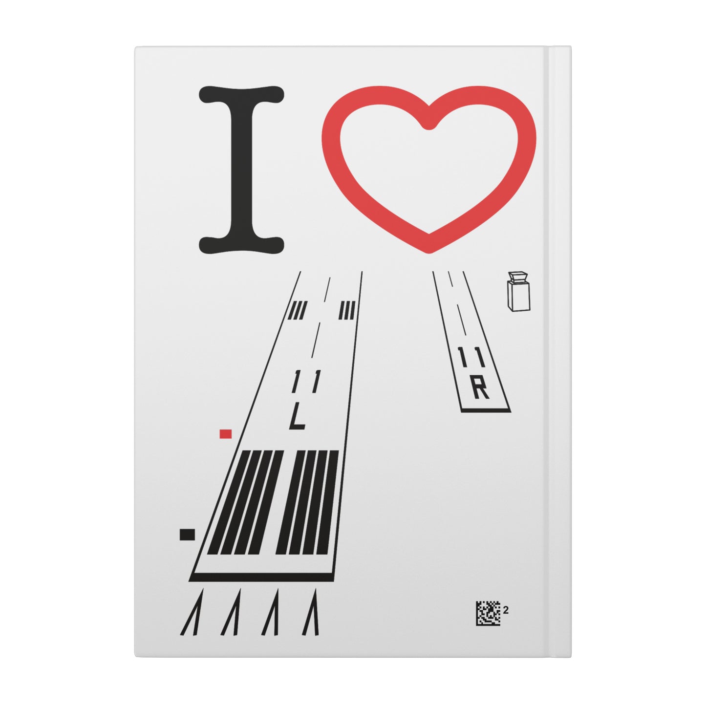 Torrance Airport Runways 29L - 29R / 11L - 11R hardcover journal