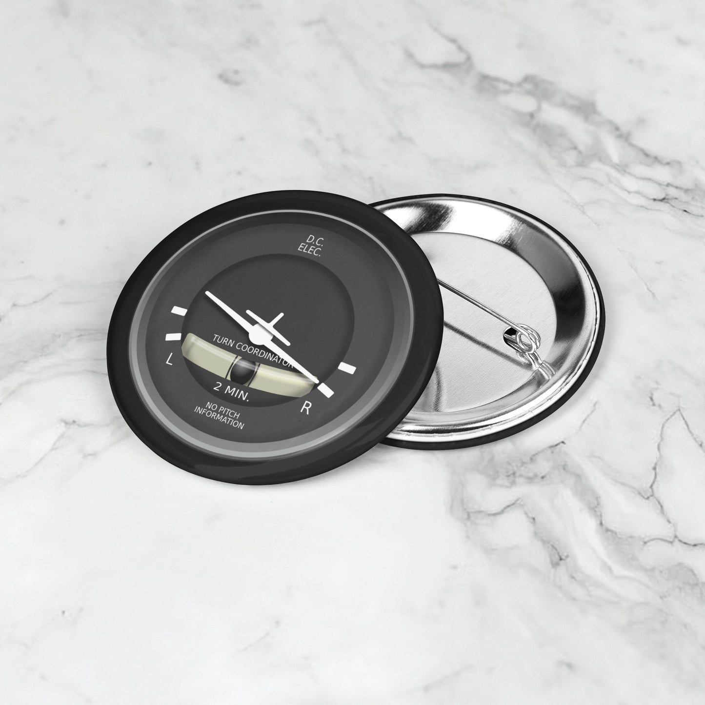 Turn Coordinator button pin