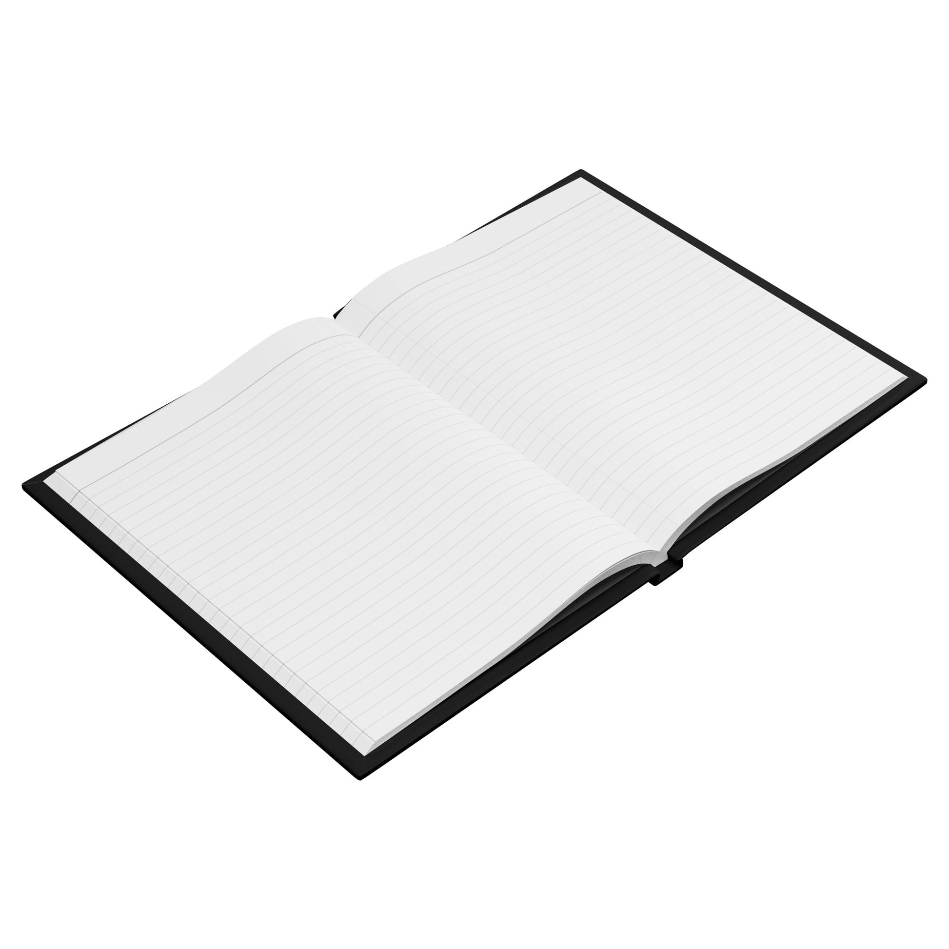 Van Nuys Airport Runways 16L - 16R / 34L - 34R hardcover journal (black)