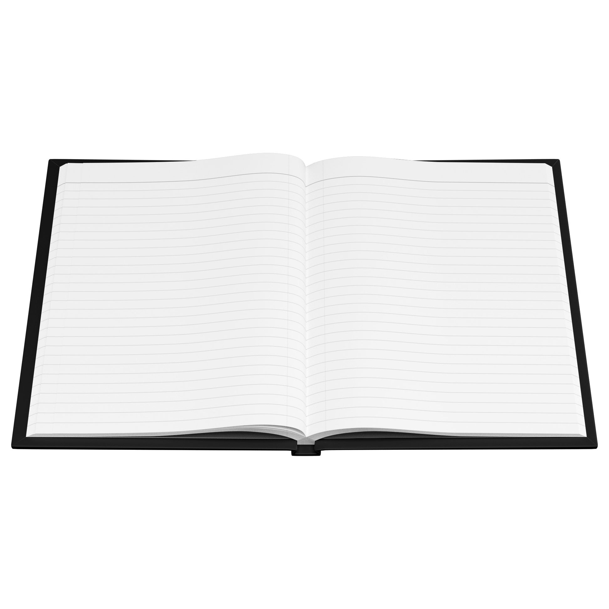 Van Nuys Airport Runways 16L - 16R / 34L - 34R hardcover journal (black)