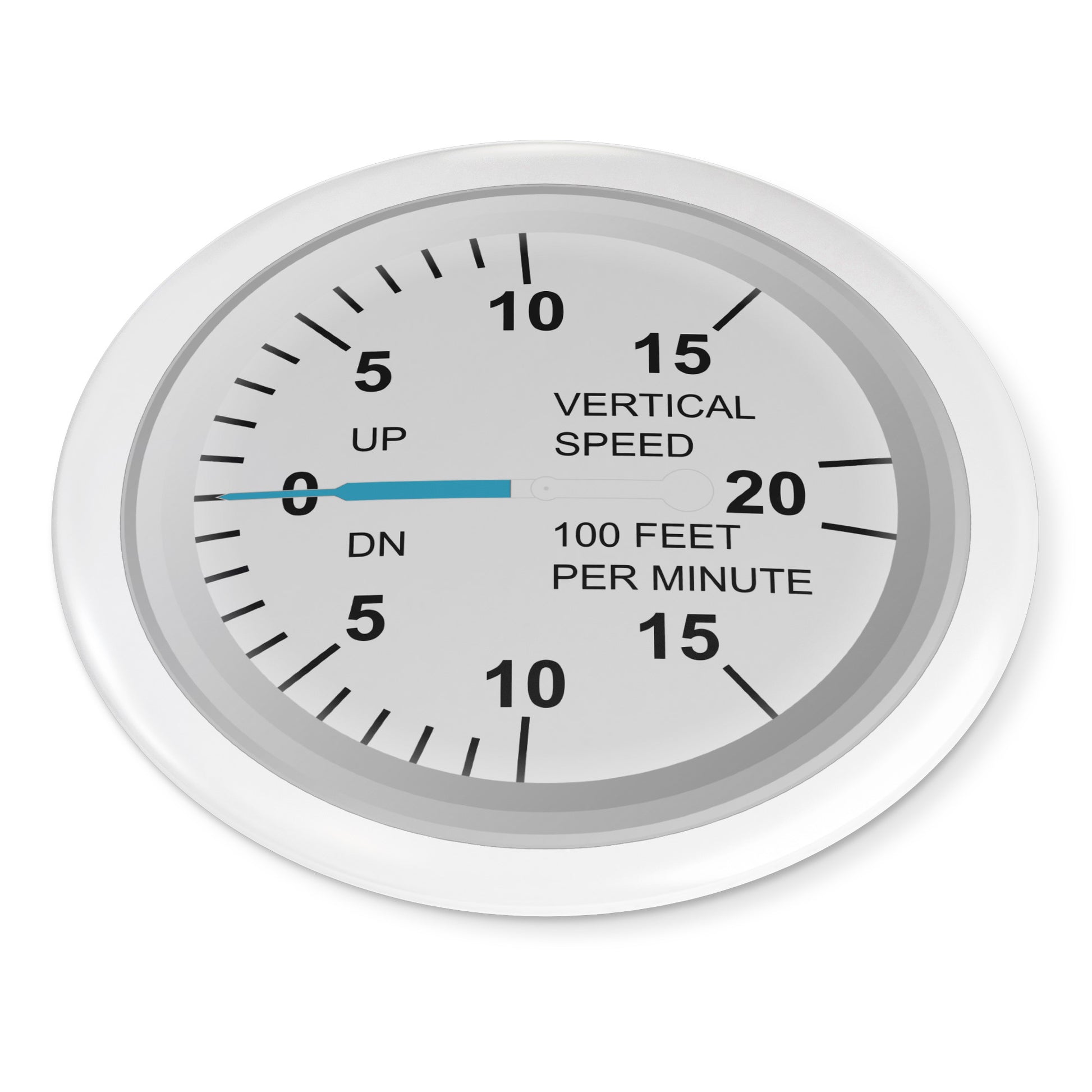 Vertical Speed Indicator button pin (white)