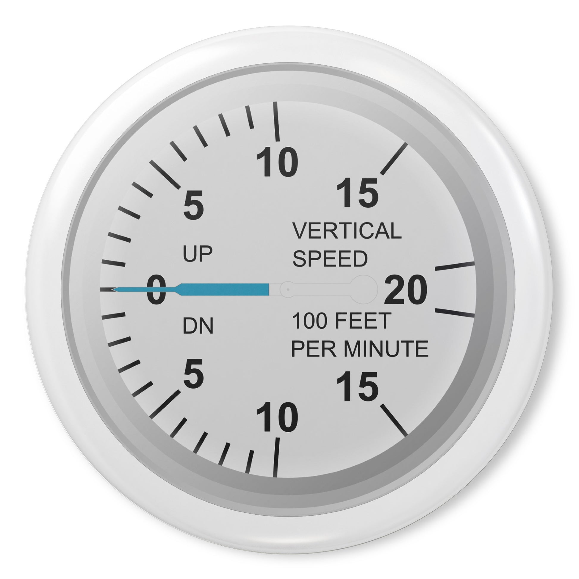 Vertical Speed Indicator button pin (white)