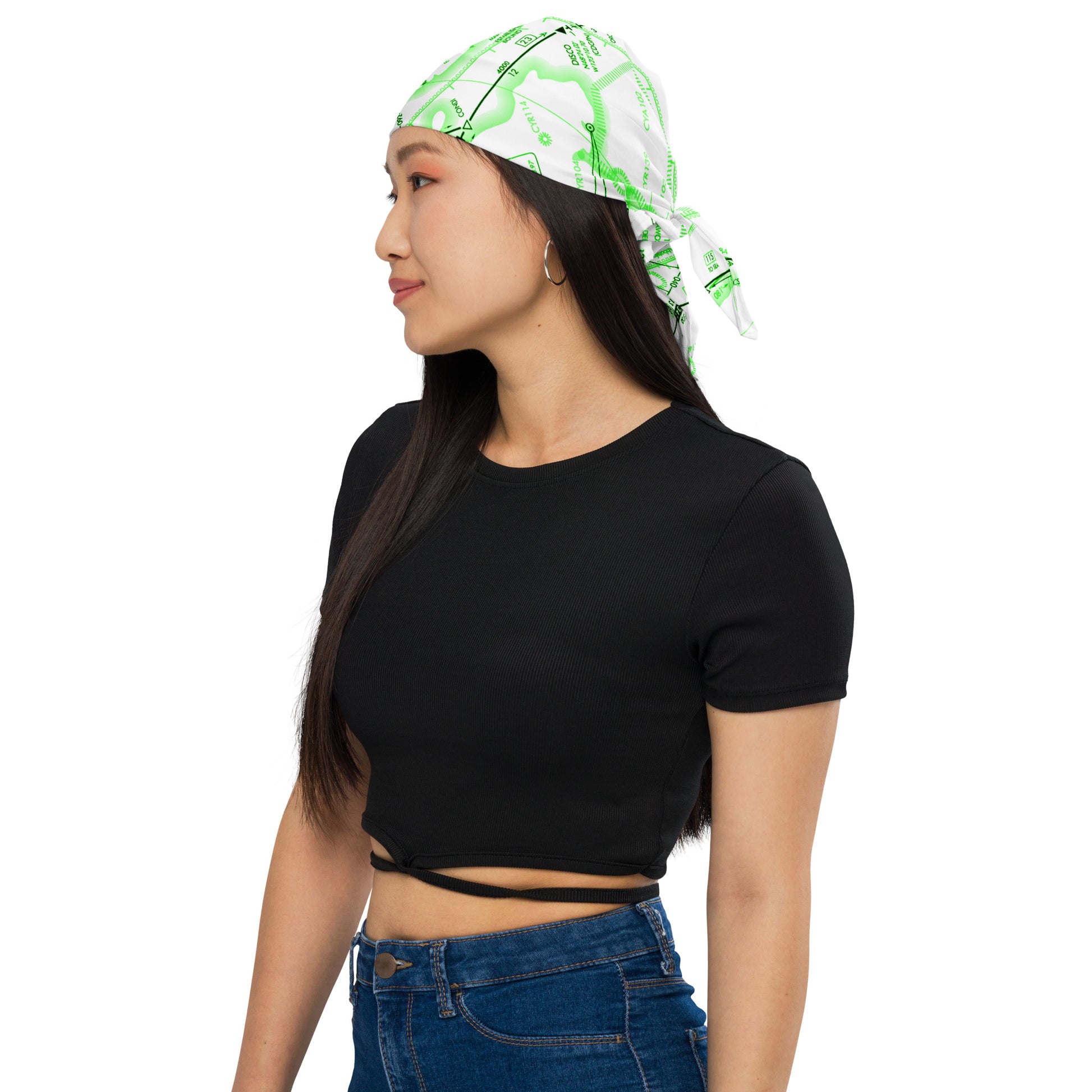 Enroute Low Altitude Chart bandana (ELUS1/green)