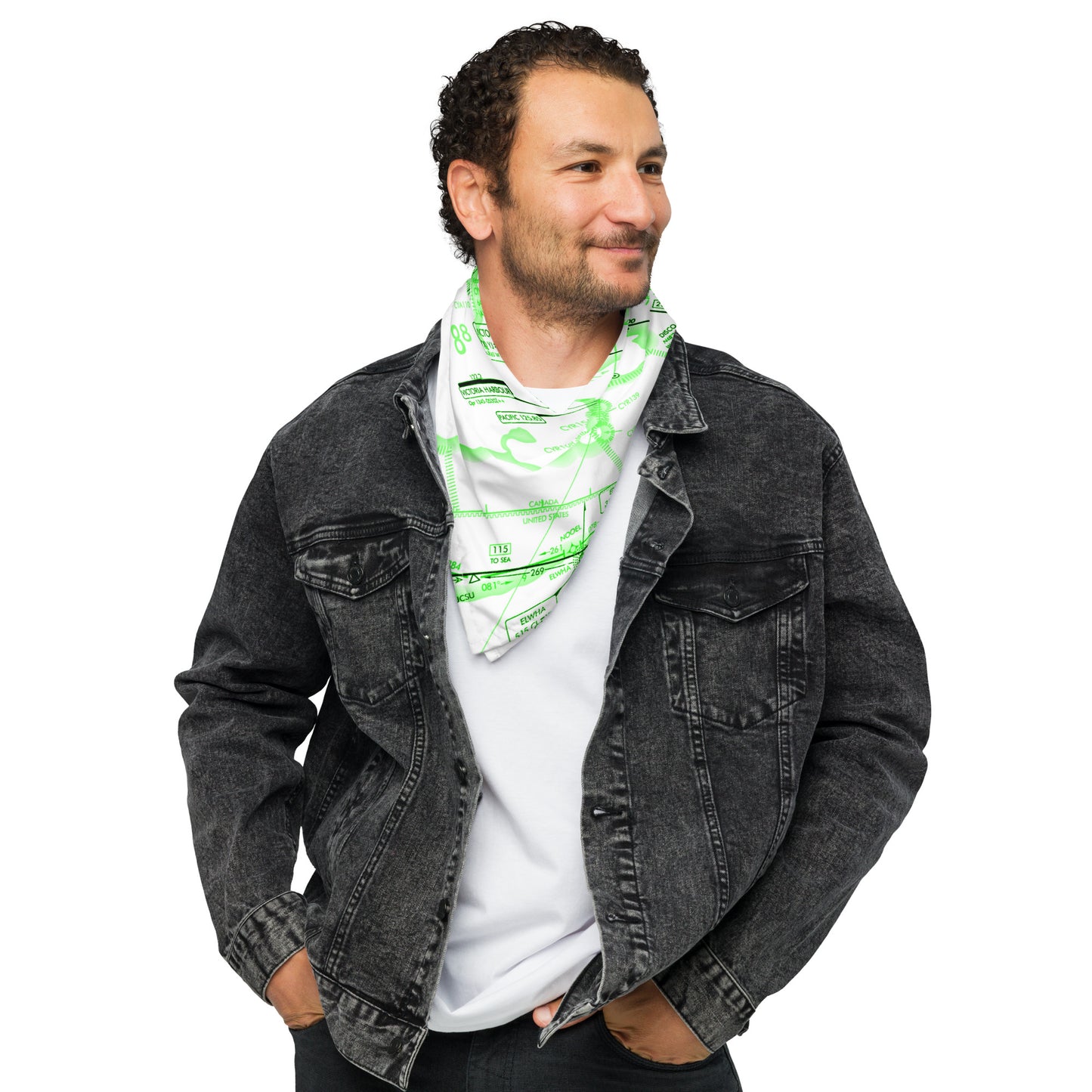 Enroute Low Altitude Chart bandana (ELUS1/green)