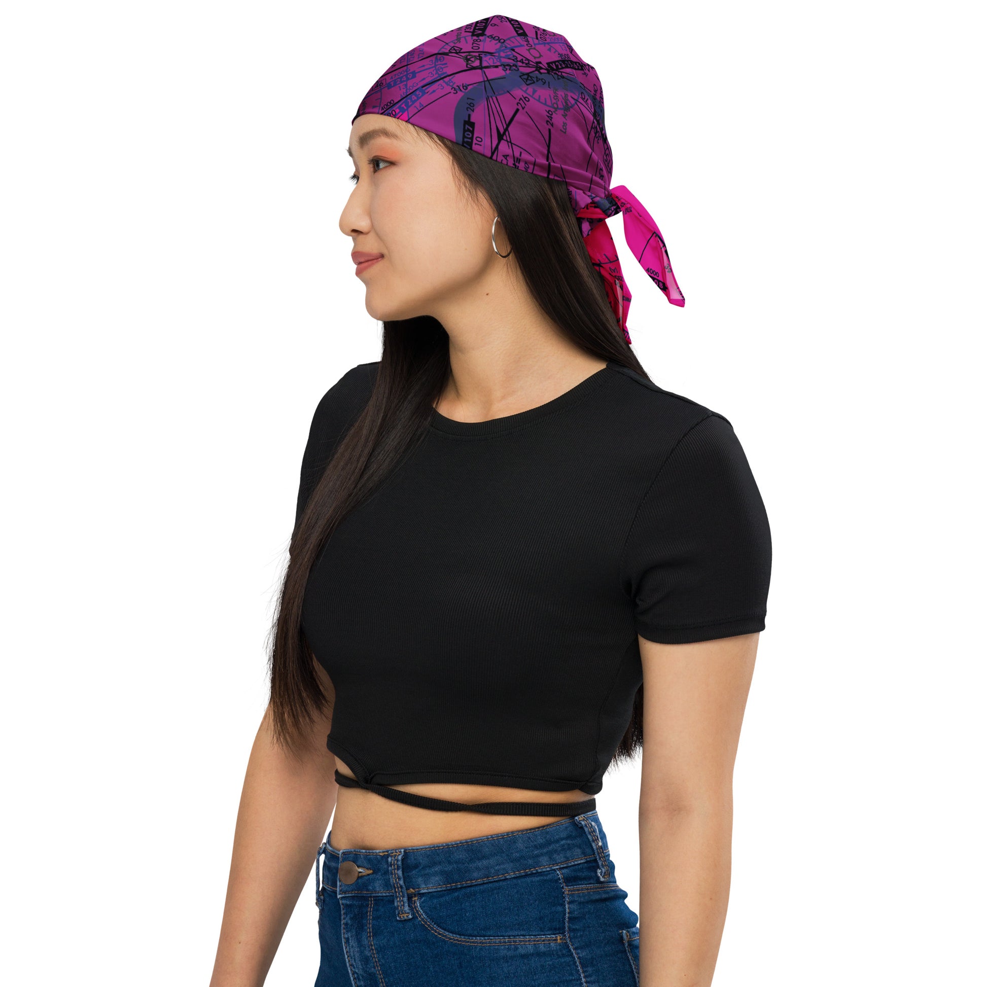 Enroute Low Altitude Chart bandana (ELUS3/pink)