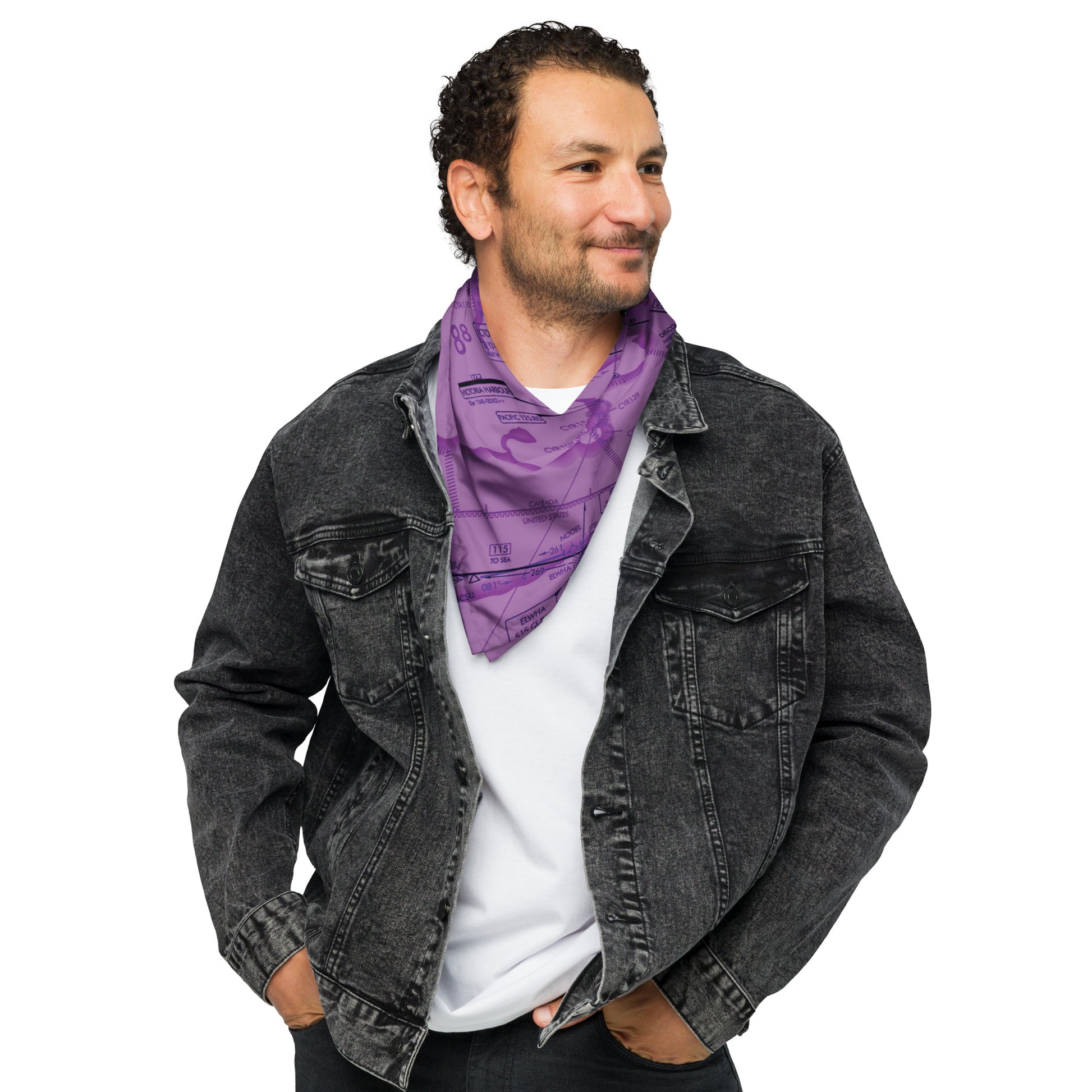 Enroute Low Altitude Chart bandana (ELUS1/purple)