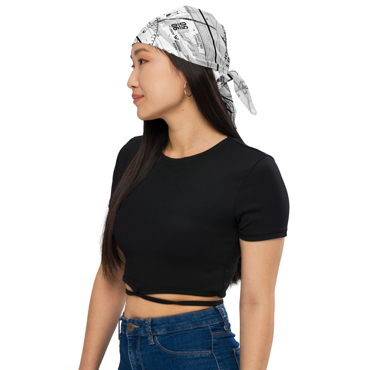 Phoenix TAC Chart bandana (b&w)