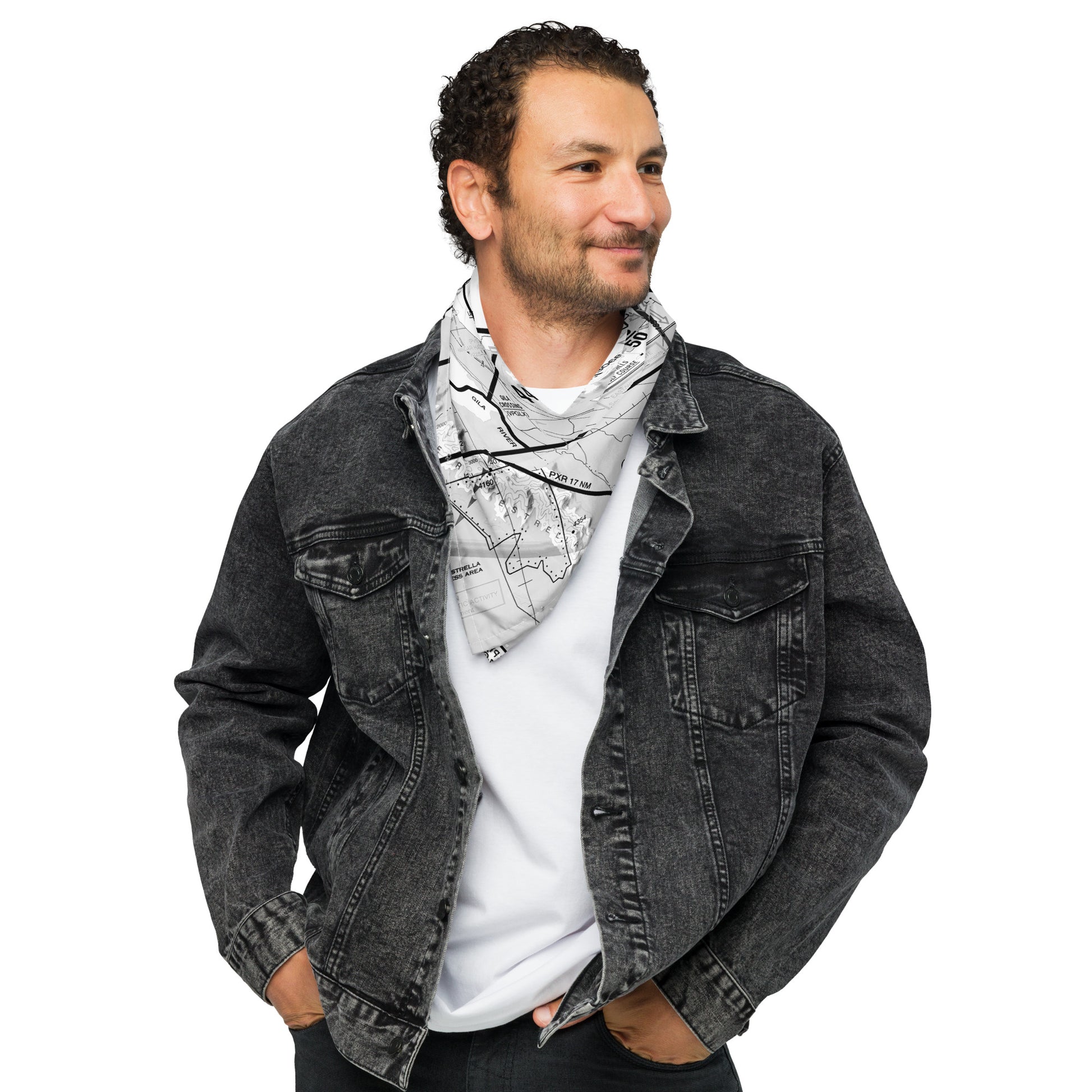 Phoenix TAC Chart bandana (b&w)
