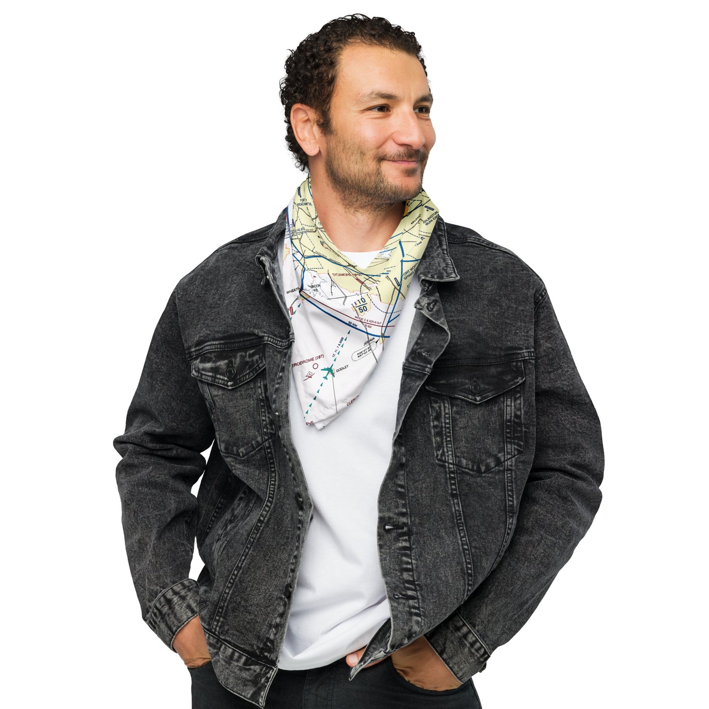 Dallas - Ft. Worth Flyway Chart bandana