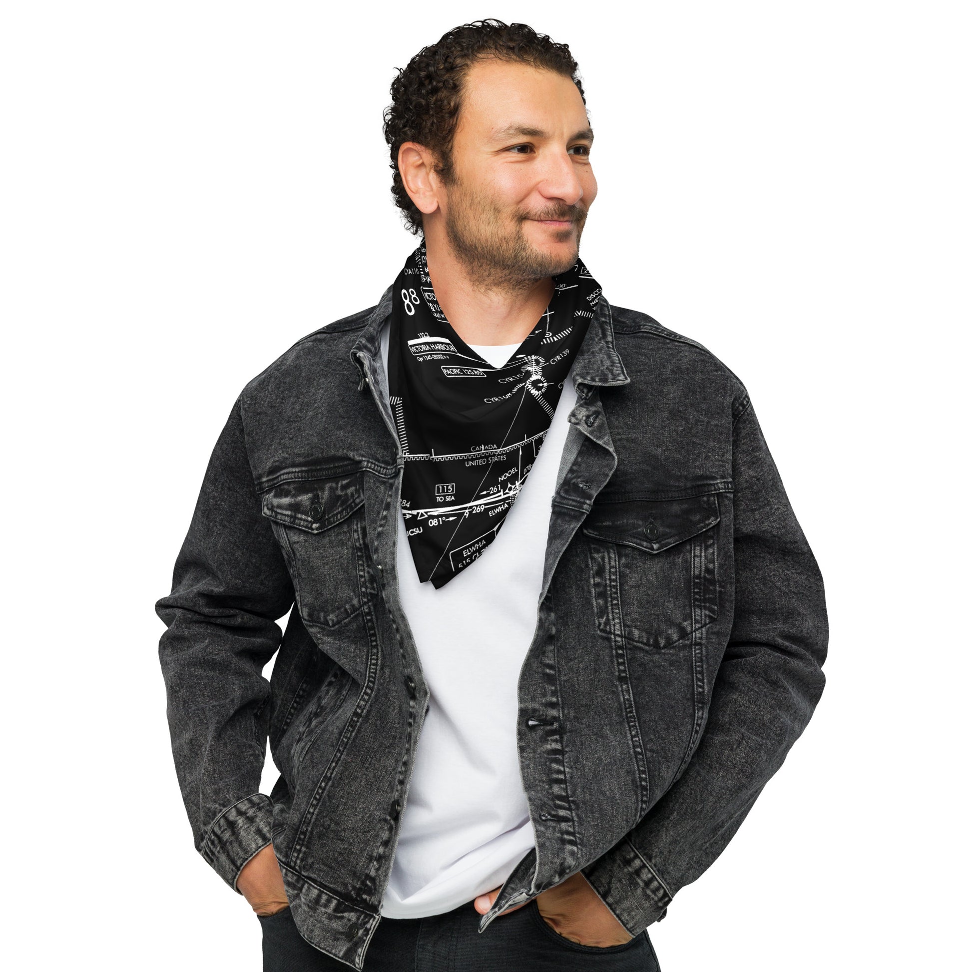 Enroute Low Altitude Chart bandana (ELUS1/black)