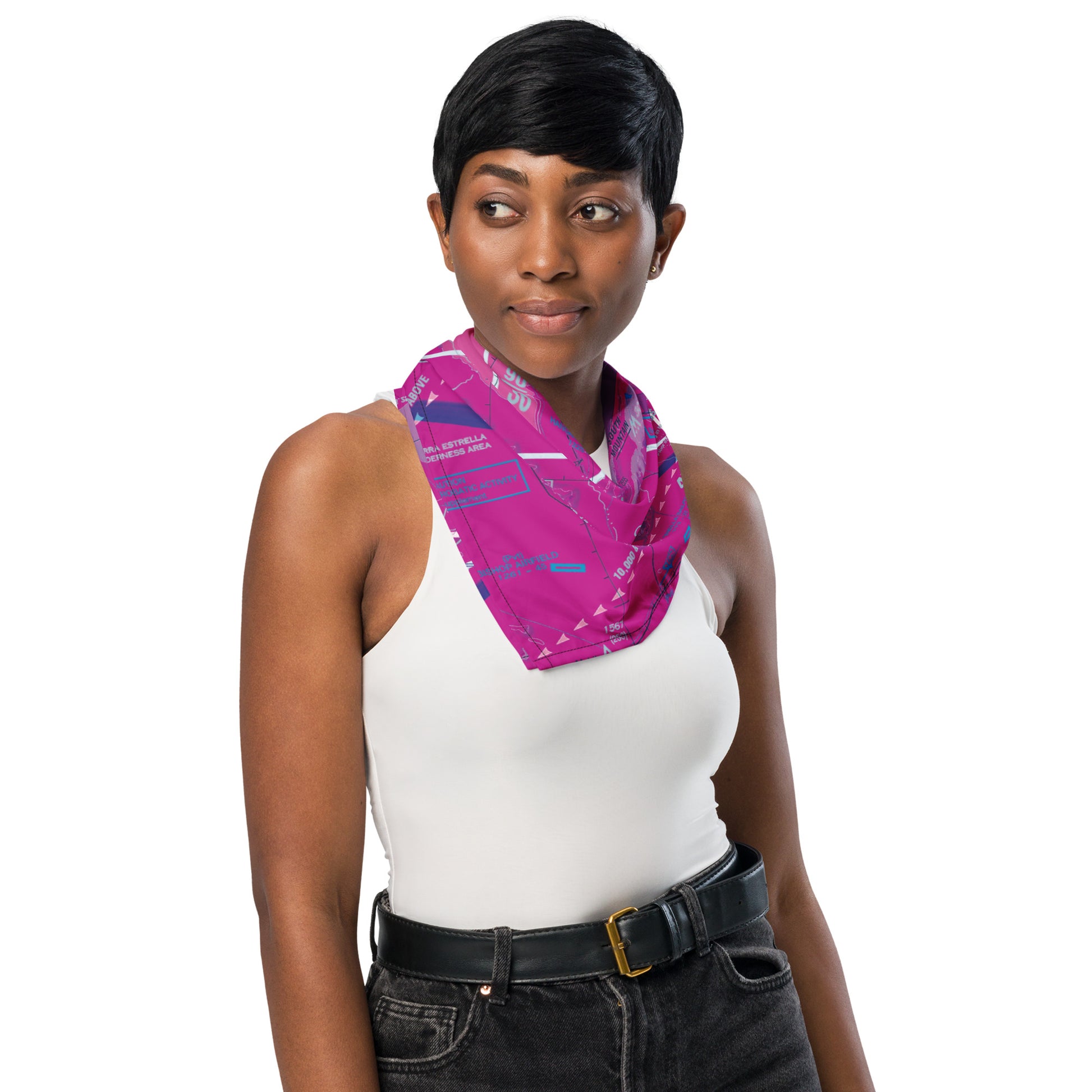 Phoenix TAC Chart bandana (purple)