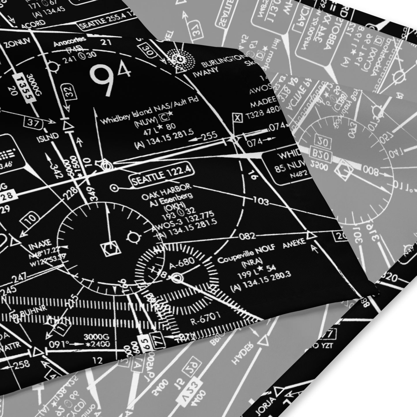 Enroute Low Altitude Chart bandana (ELUS1/black)