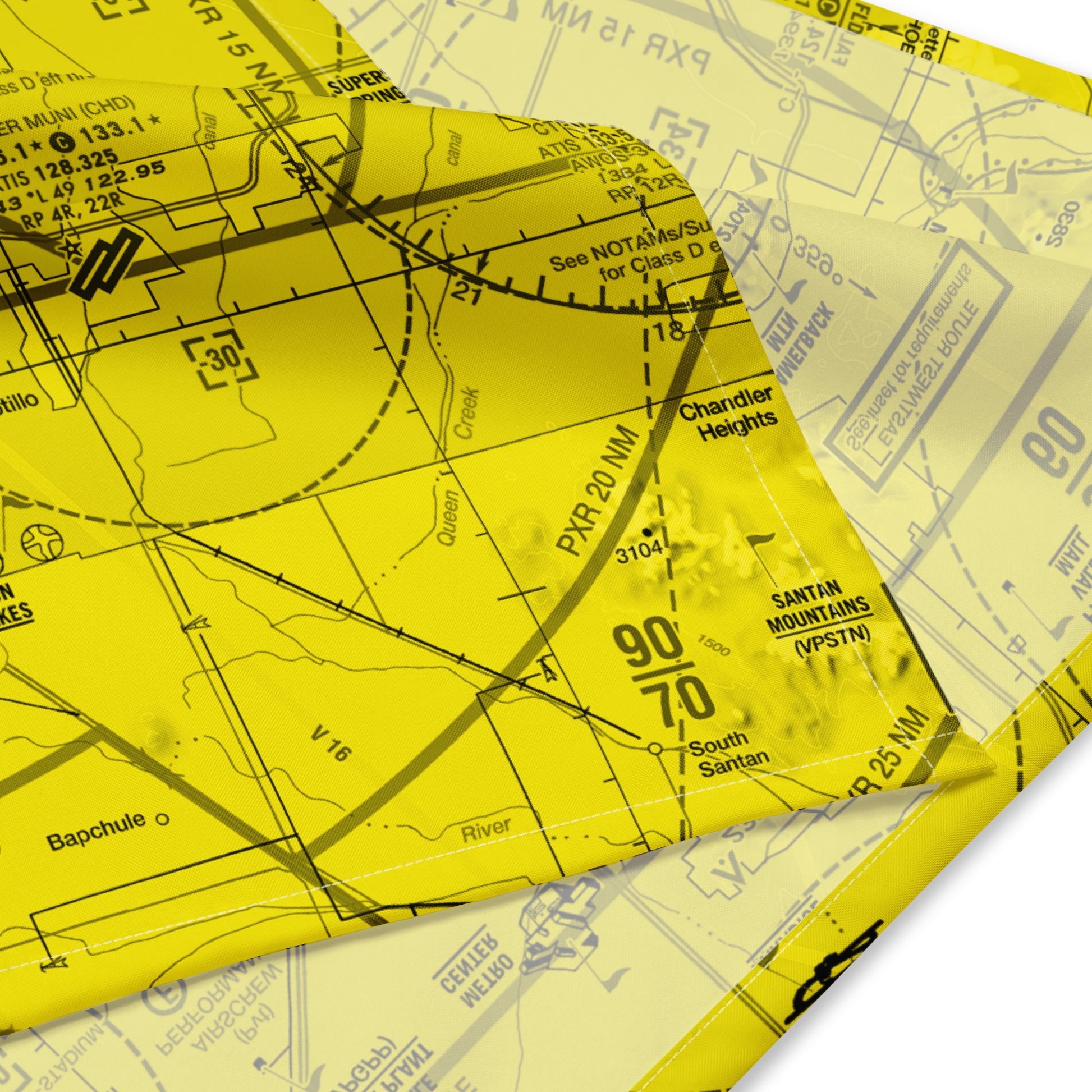 Phoenix TAC Chart bandana (yellow)