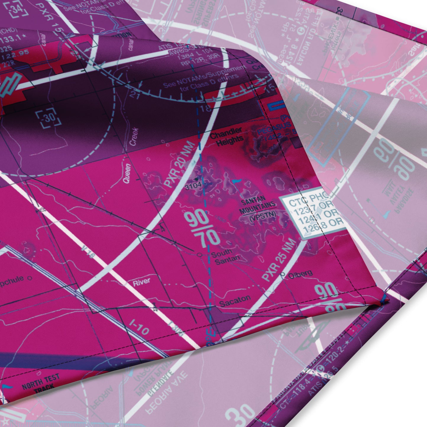 Phoenix TAC Chart bandana (purple)