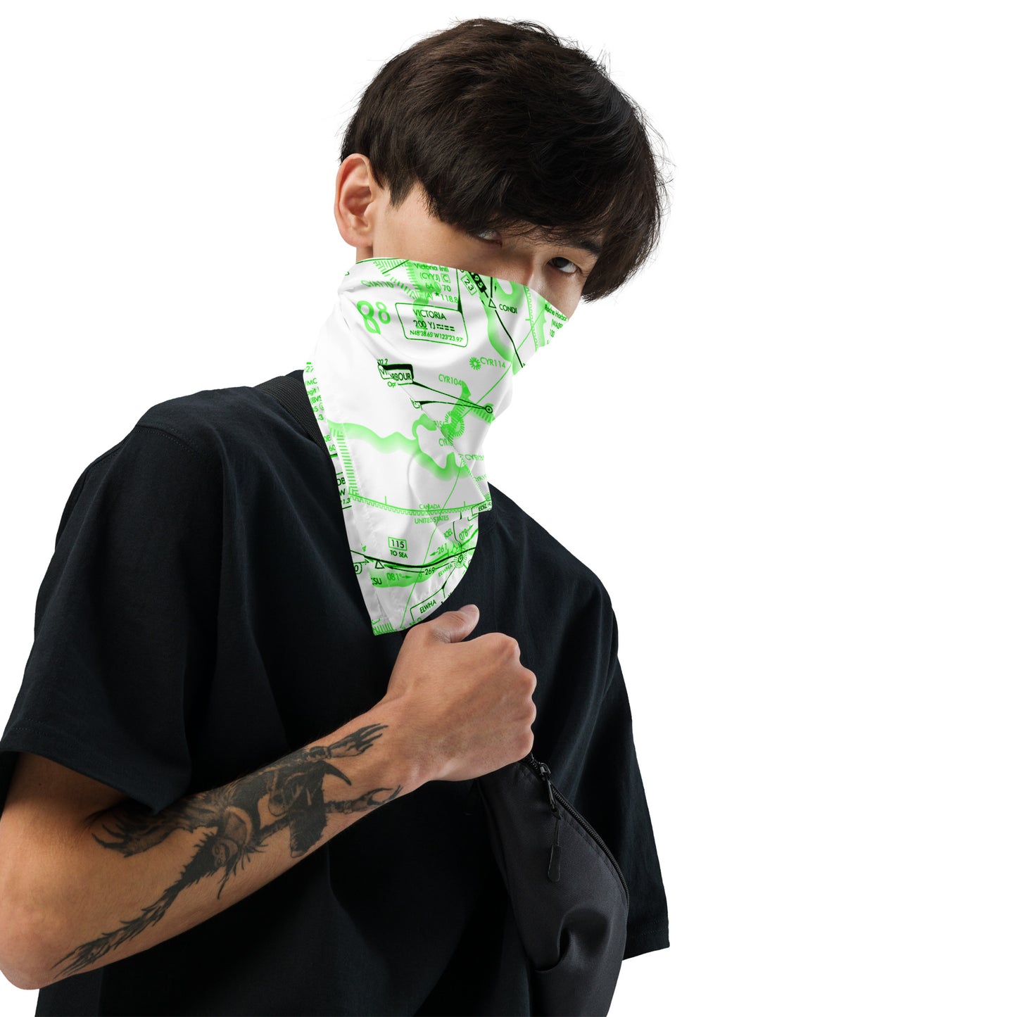 Enroute Low Altitude Chart bandana (ELUS1/green)