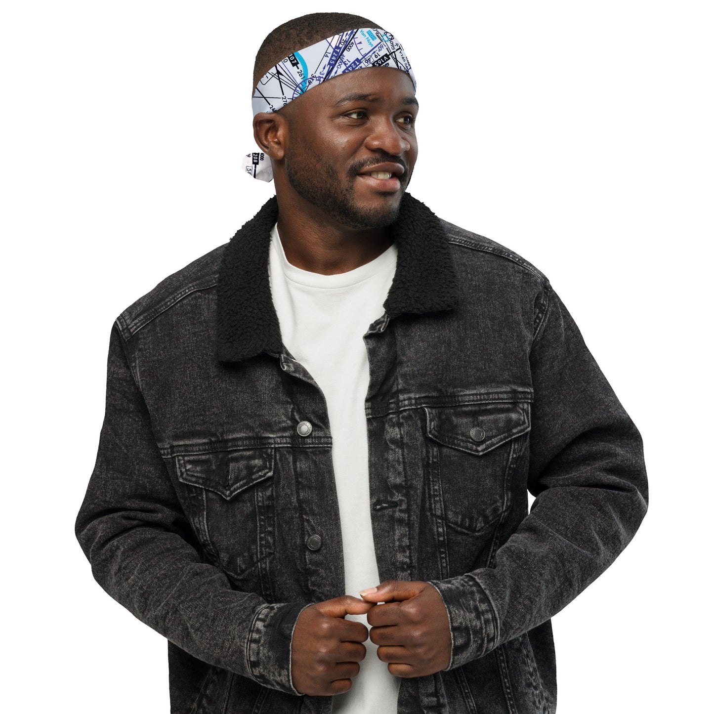 Enroute Low Altitude Chart bandana (ELUS3/white)