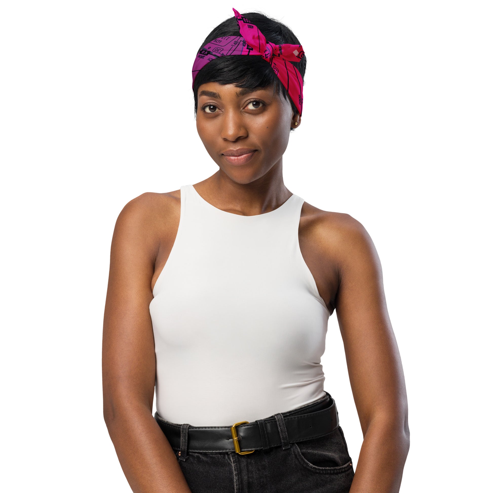 Enroute Low Altitude Chart bandana (ELUS3/pink)