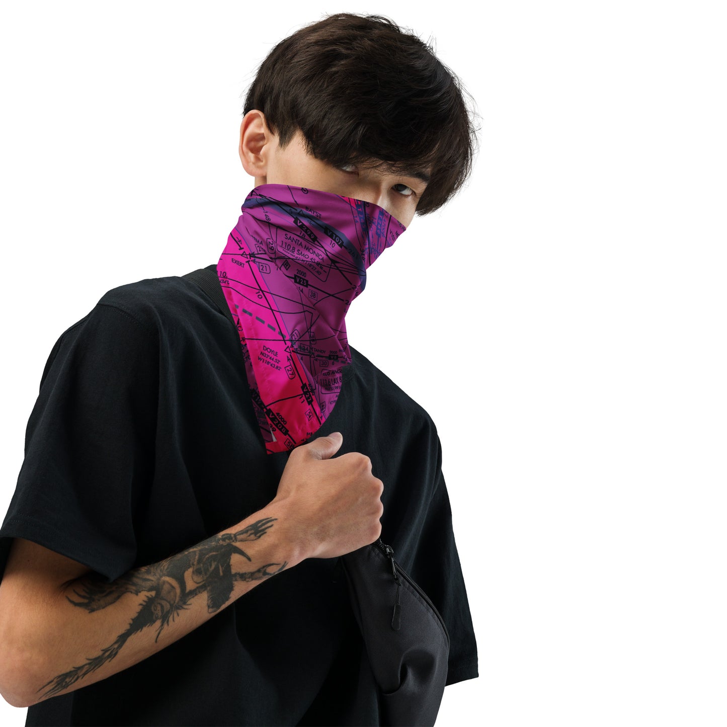 Enroute Low Altitude Chart bandana (ELUS3/pink)