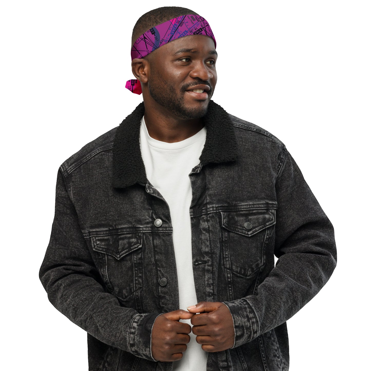 Enroute Low Altitude Chart bandana (ELUS3/pink)