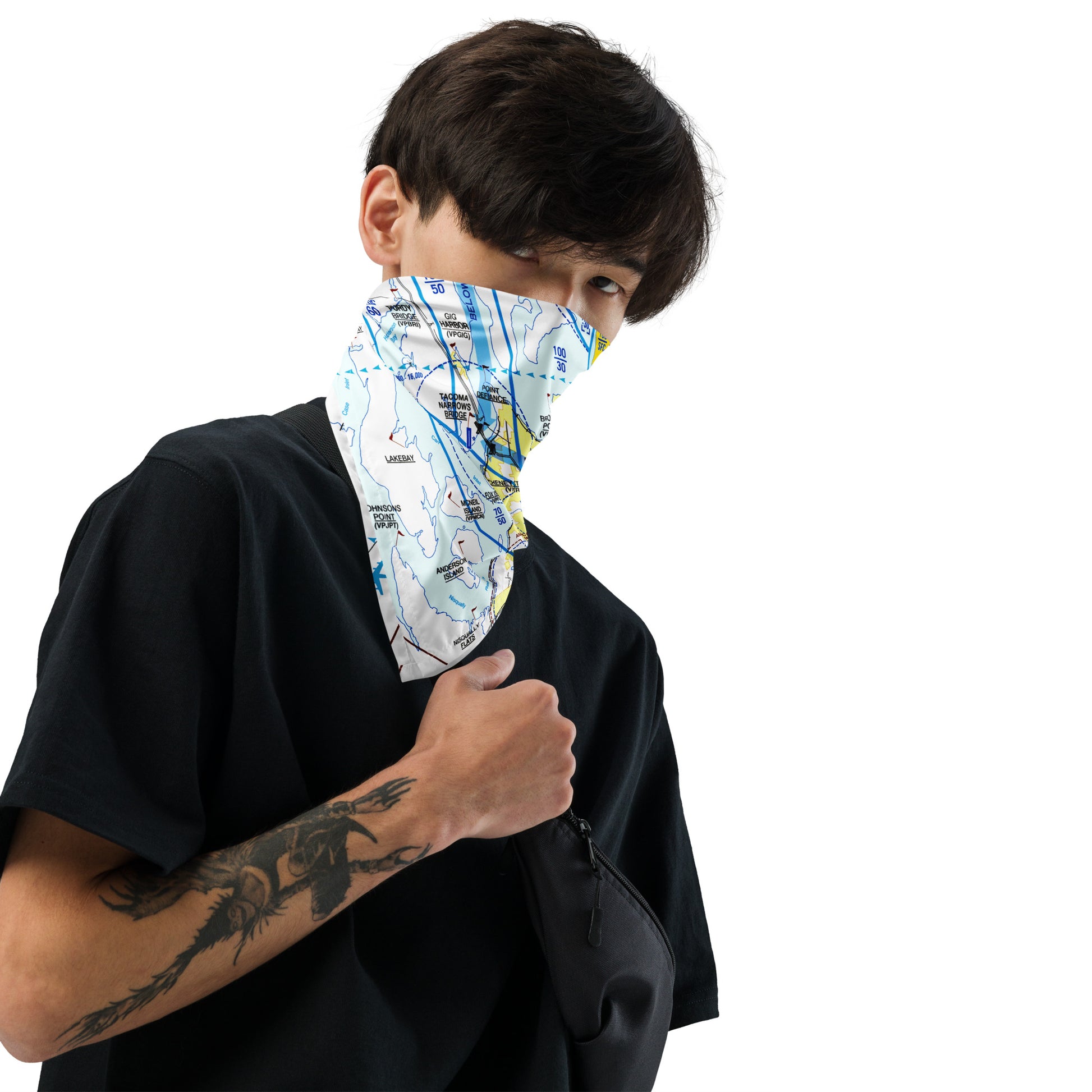 Seattle Flyway Chart bandana
