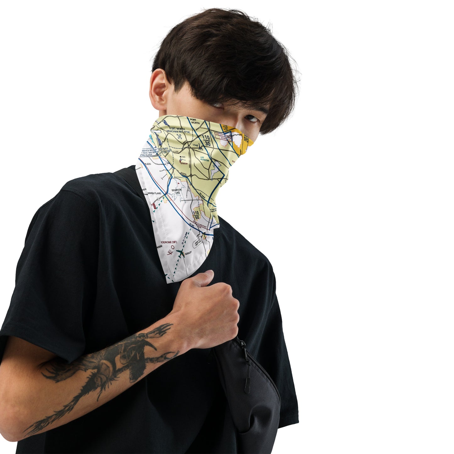 Dallas - Ft. Worth Flyway Chart bandana