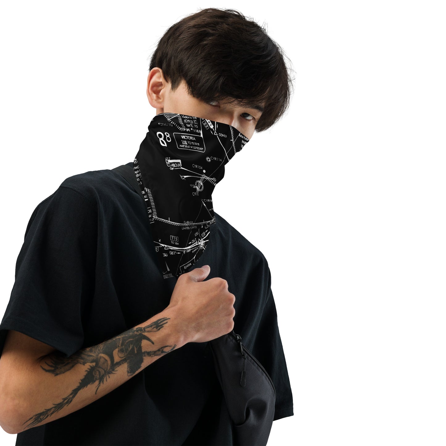 Enroute Low Altitude Chart bandana (ELUS1/black)