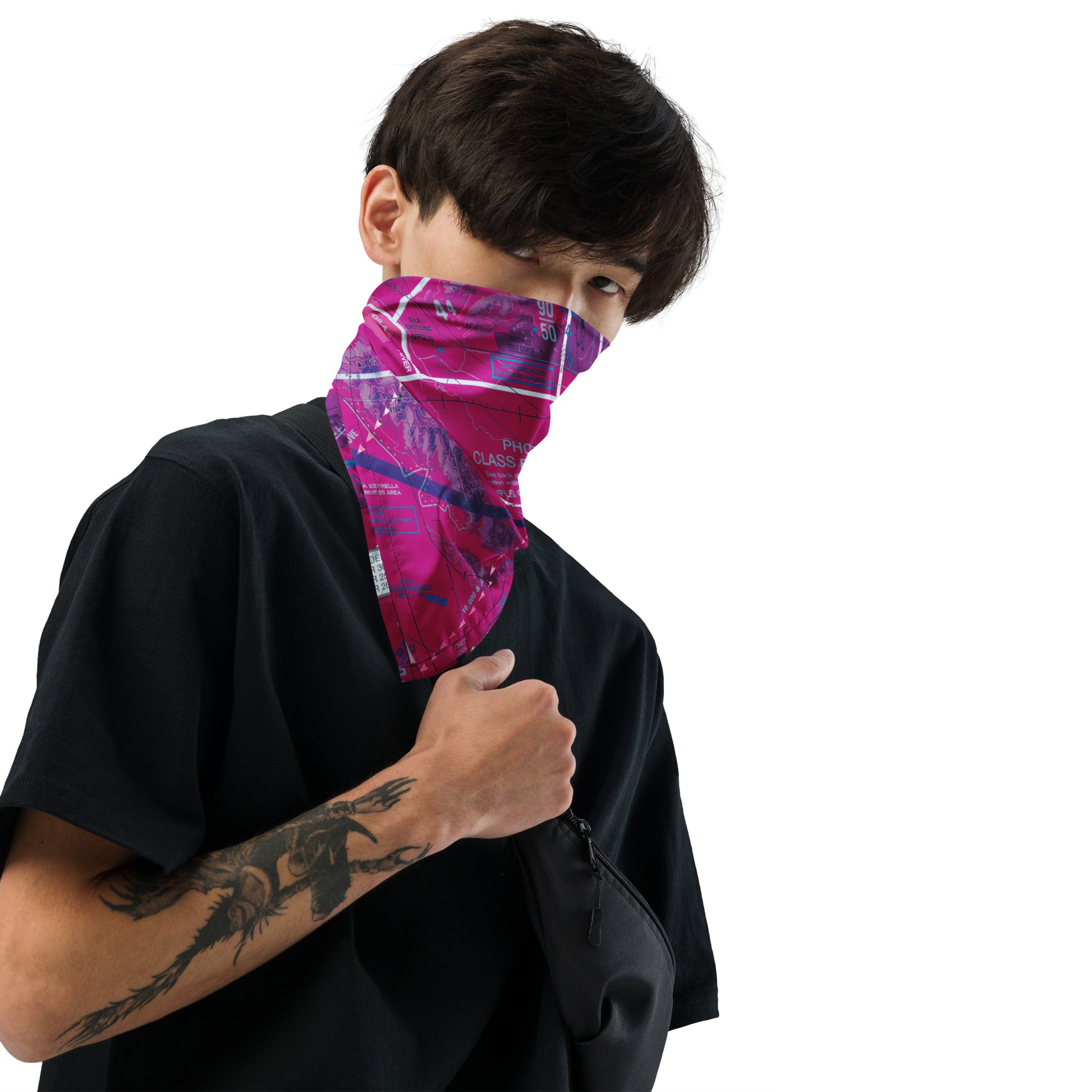 Phoenix TAC Chart bandana (purple)
