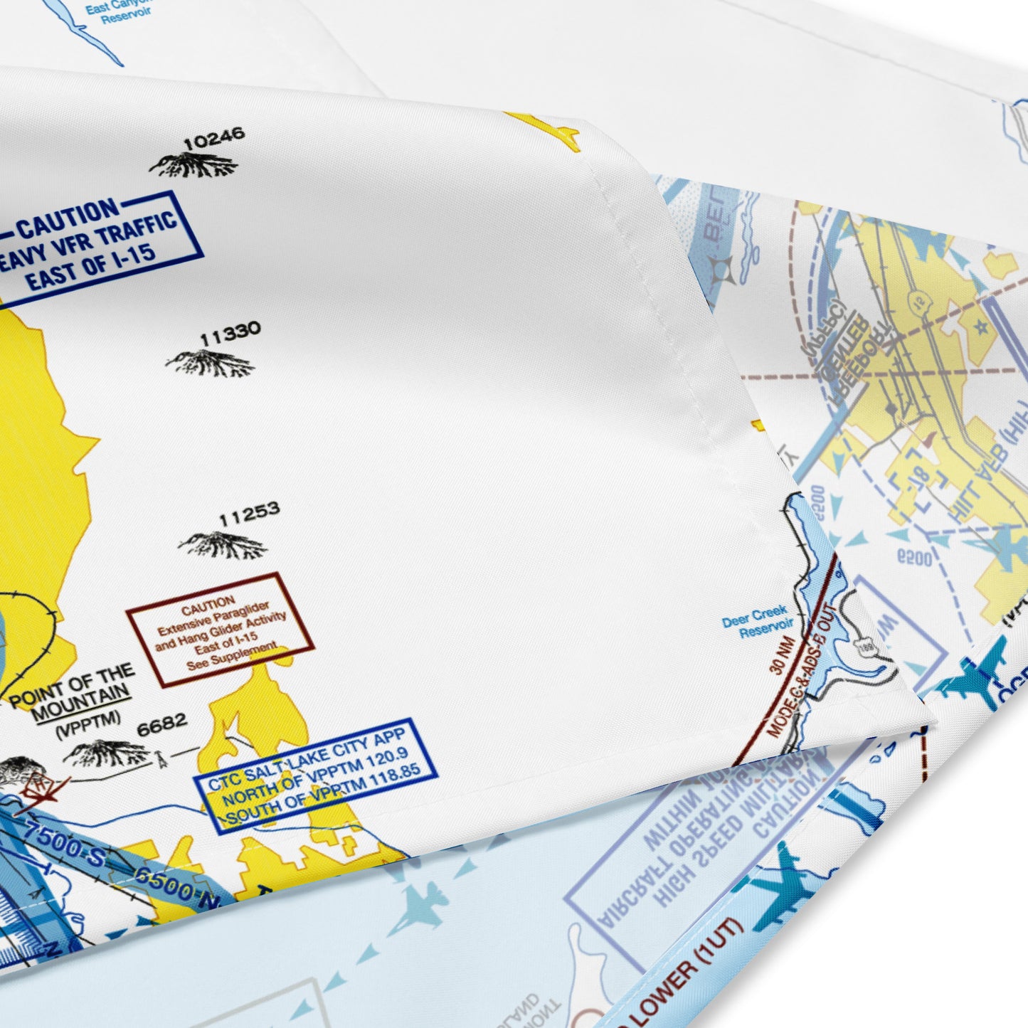 Salt Lake City Flyway Chart bandana