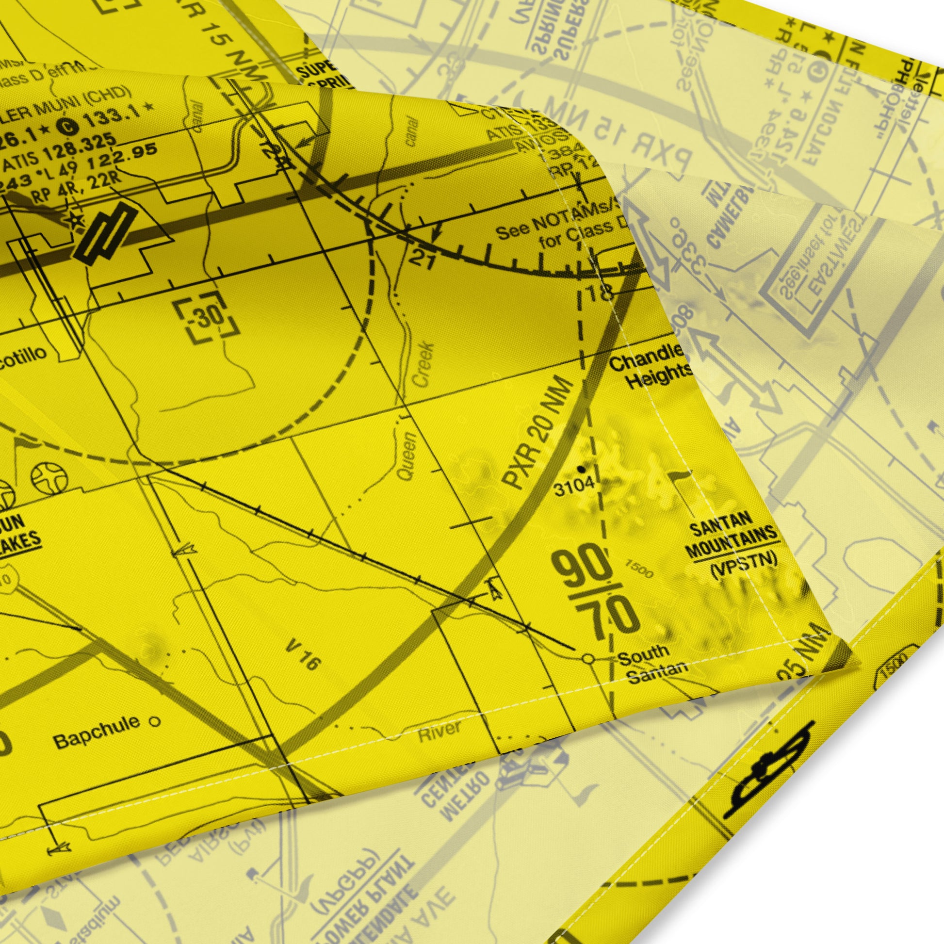 Phoenix TAC Chart bandana (yellow)