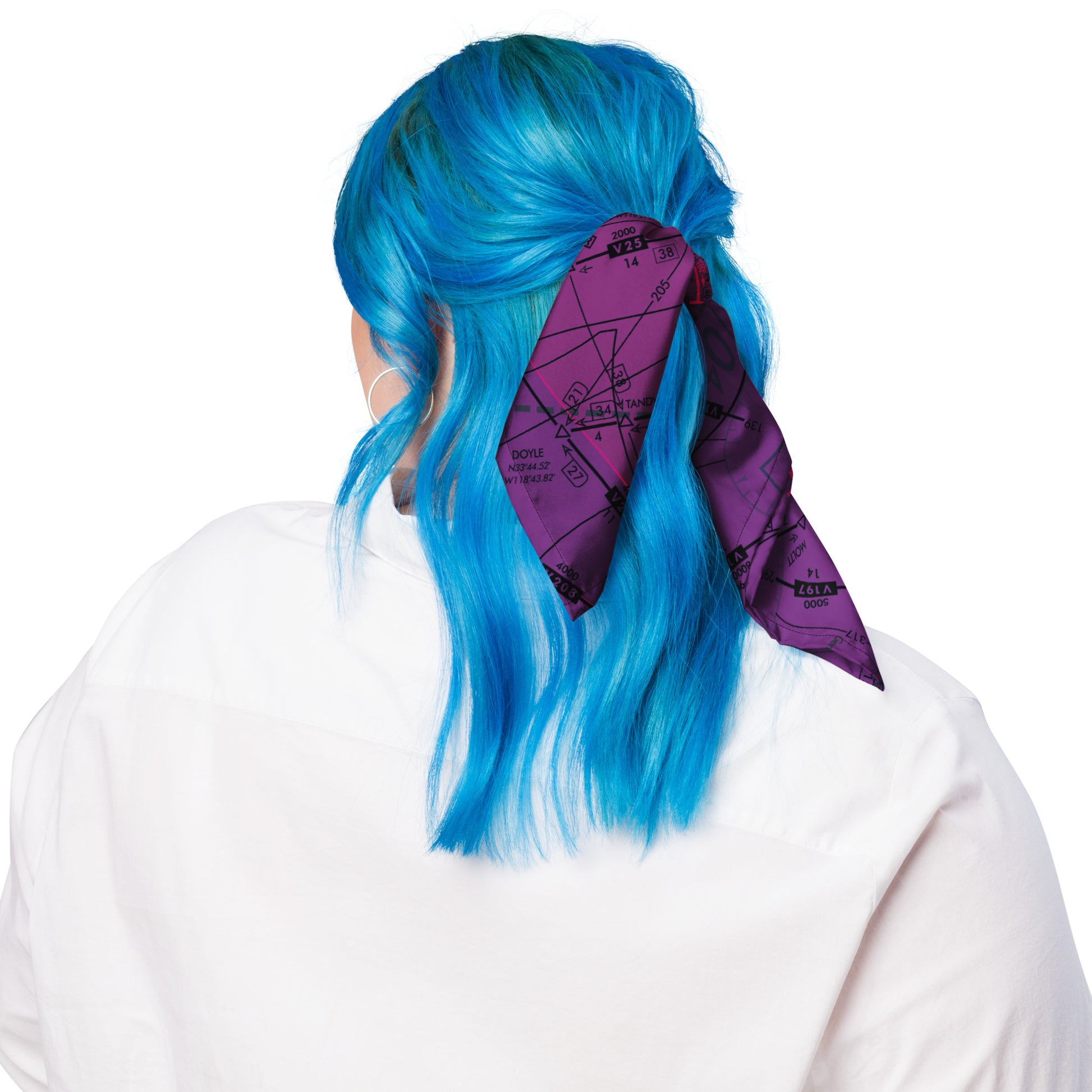 Enroute Low Altitude Chart bandana (ELUS3/purple)