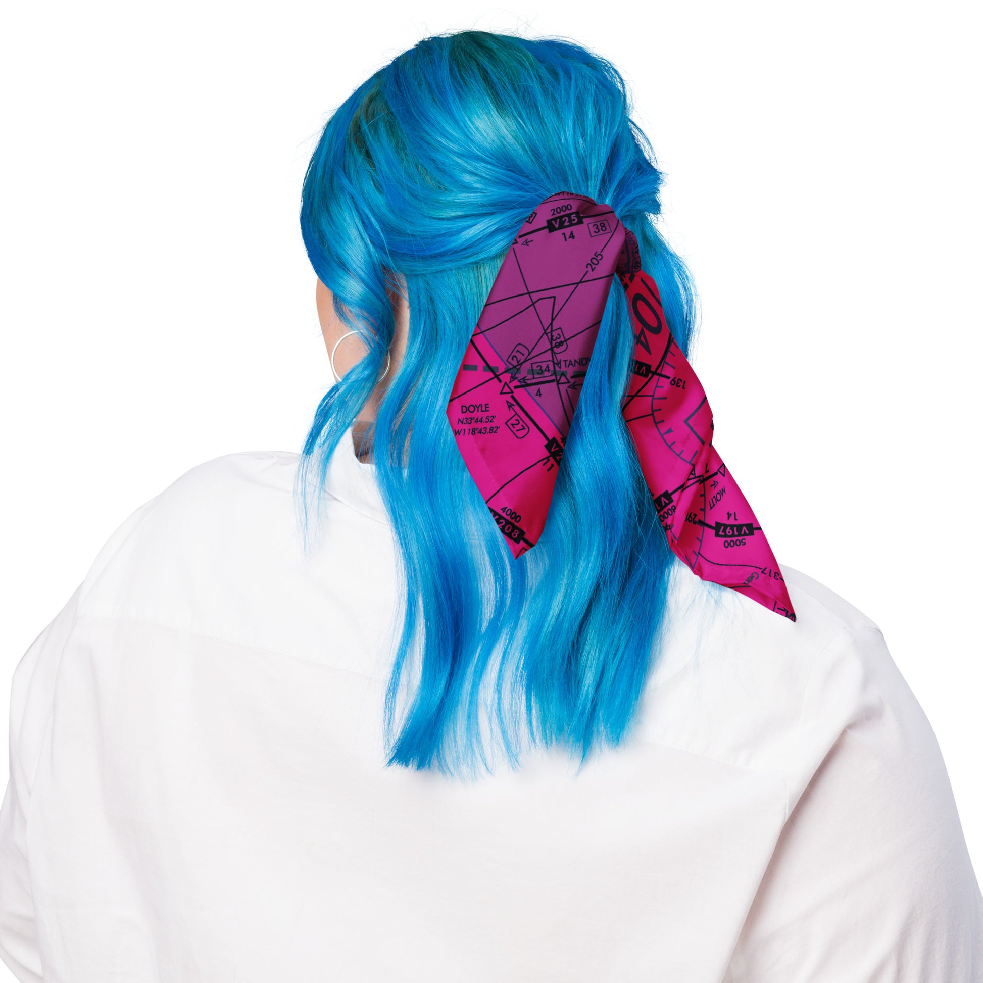 Enroute Low Altitude Chart bandana (ELUS3/pink)