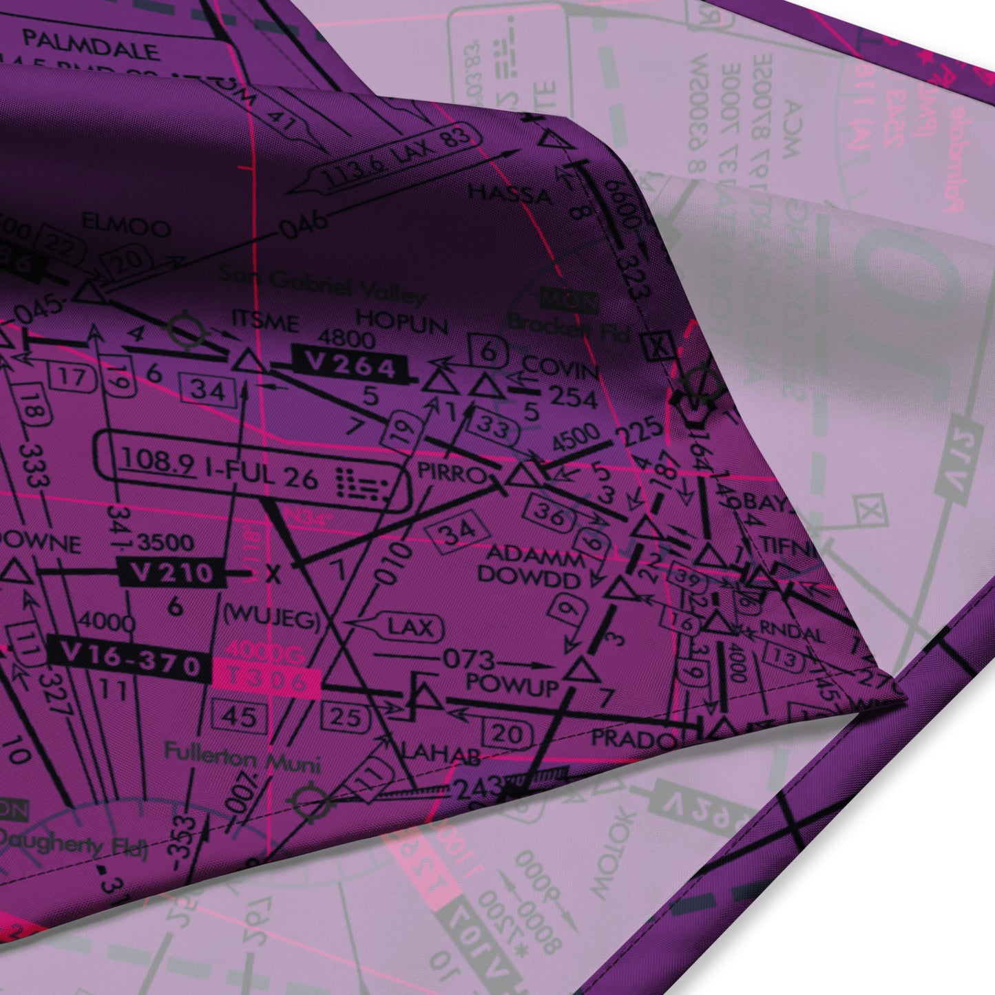 Enroute Low Altitude Chart bandana (ELUS3/purple)
