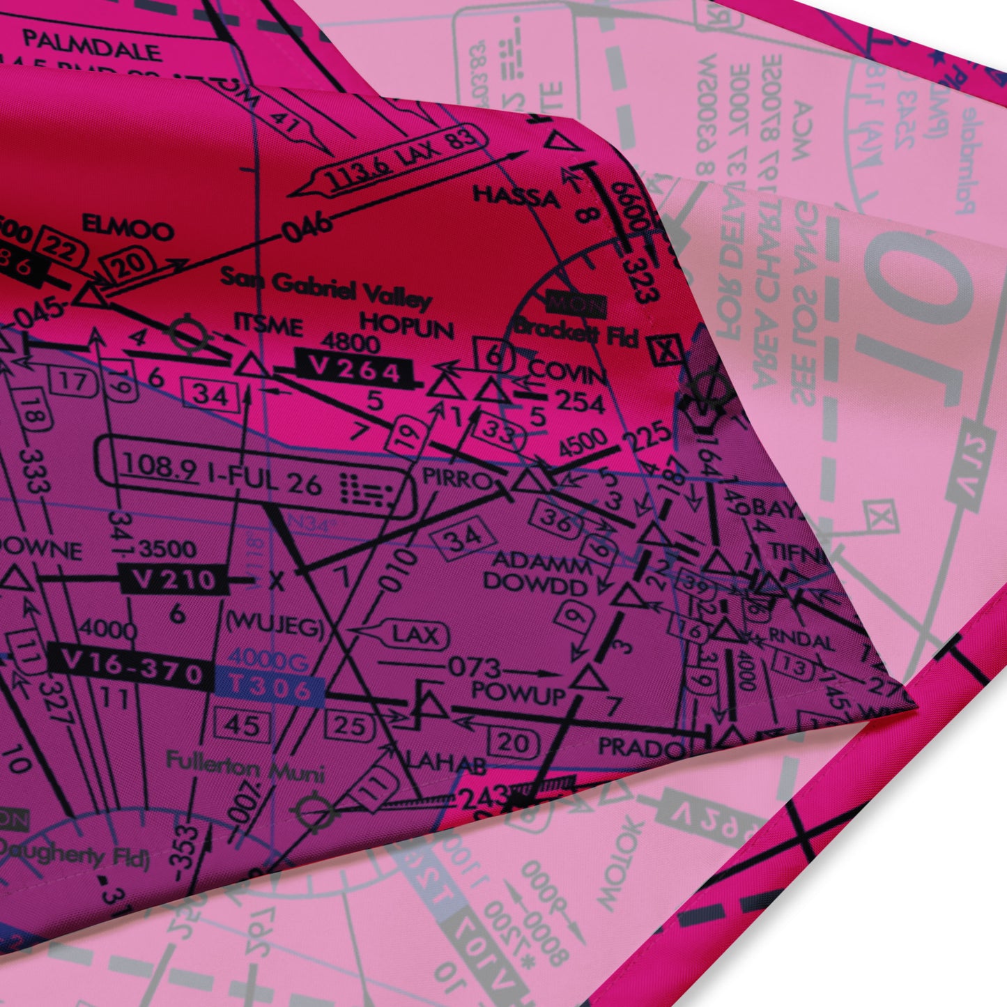 Enroute Low Altitude Chart bandana (ELUS3/pink)