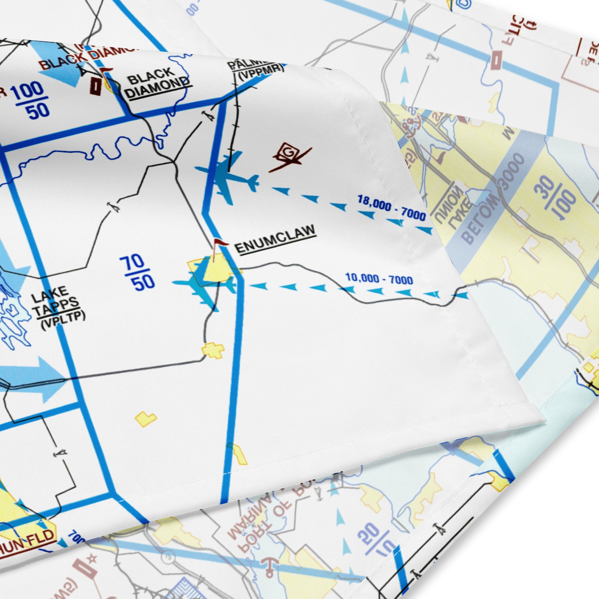 Seattle Flyway Chart bandana