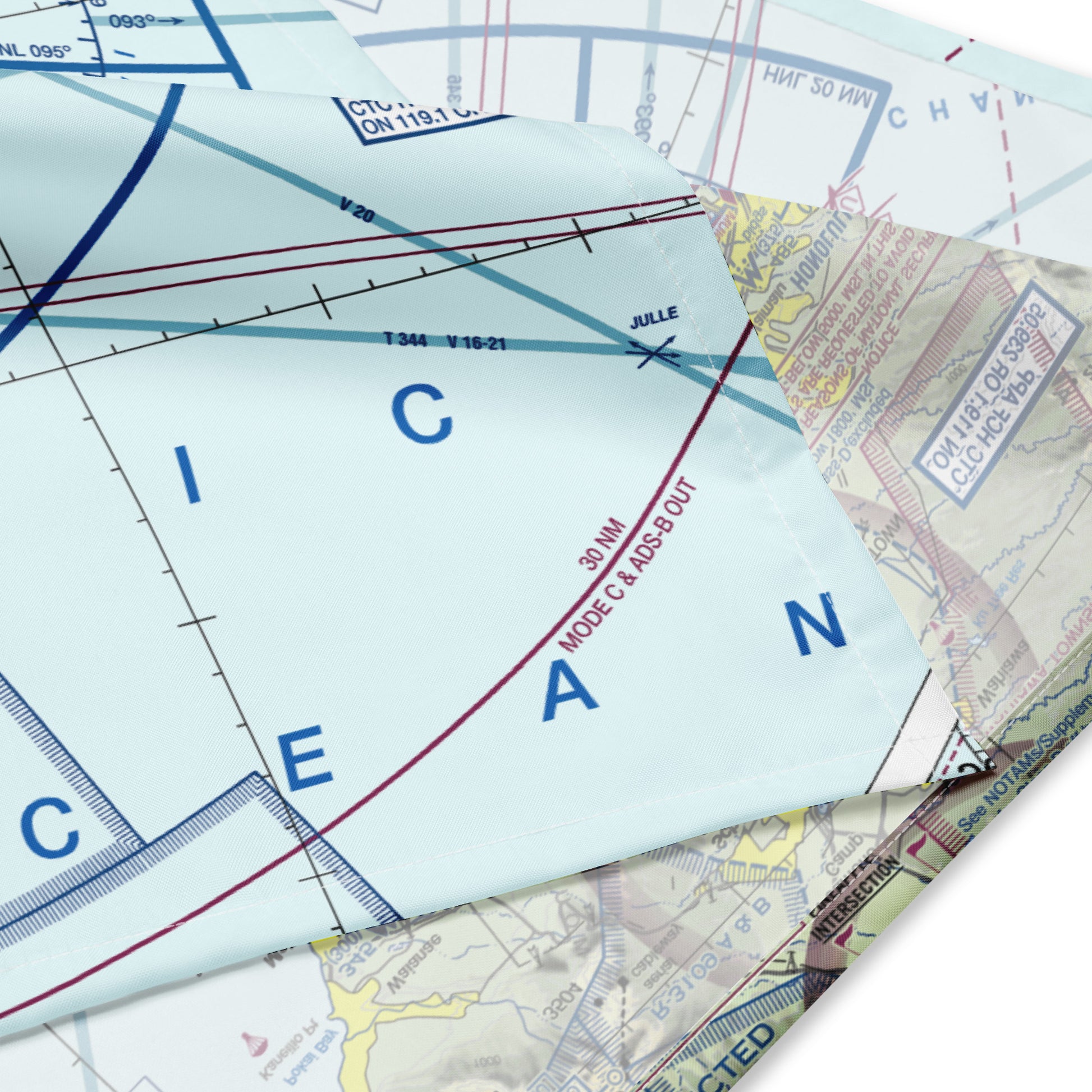 Honolulu Sectional Chart bandana