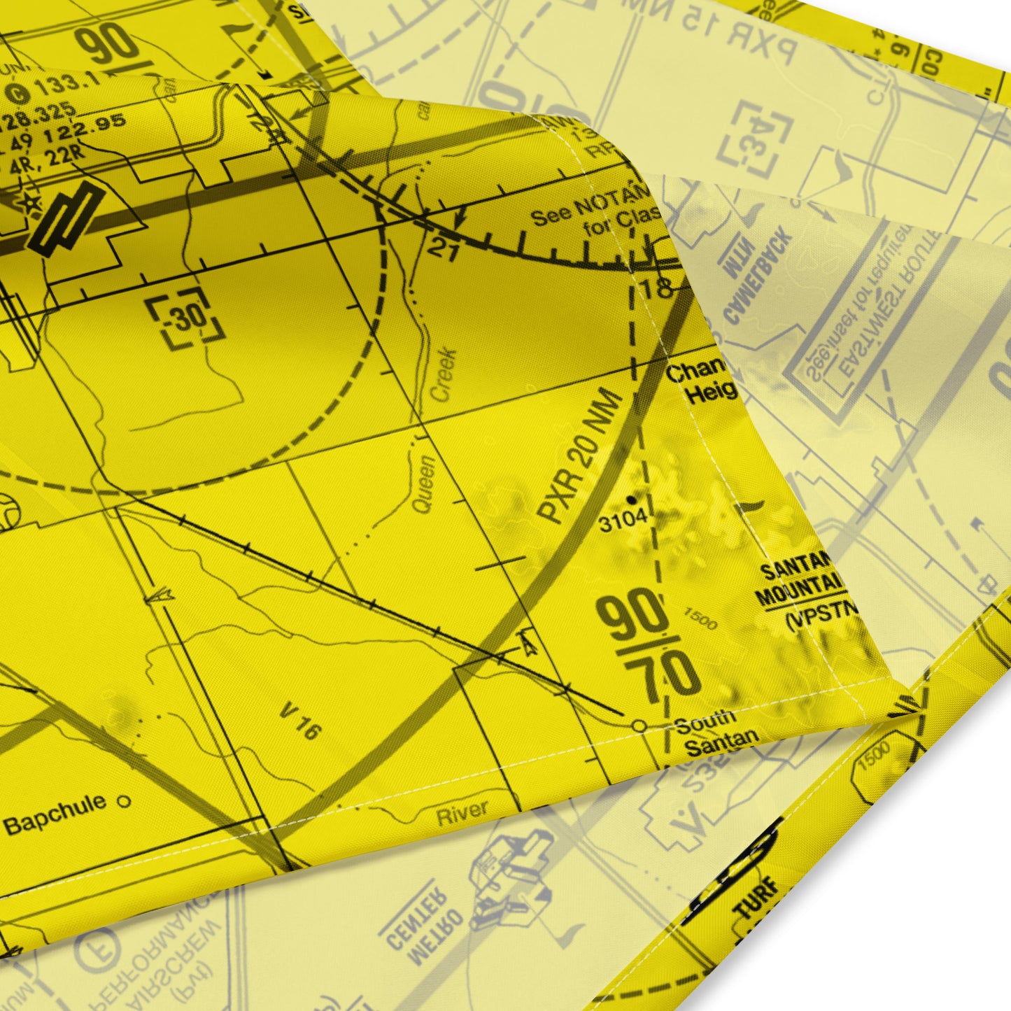 Phoenix TAC Chart bandana (yellow)