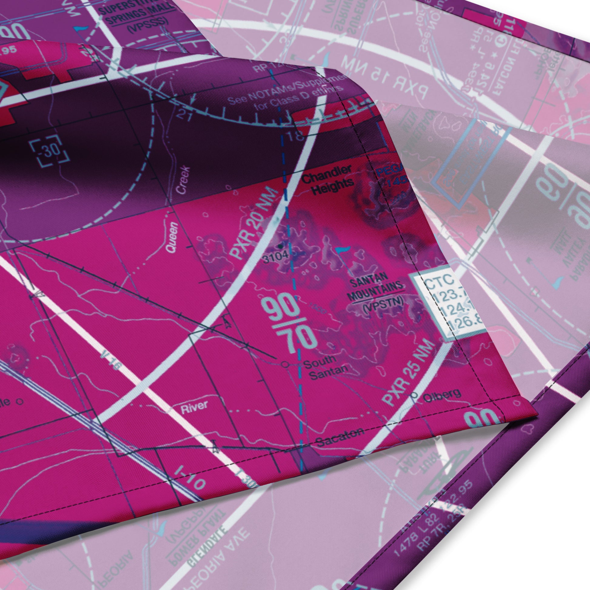 Phoenix TAC Chart bandana (purple)