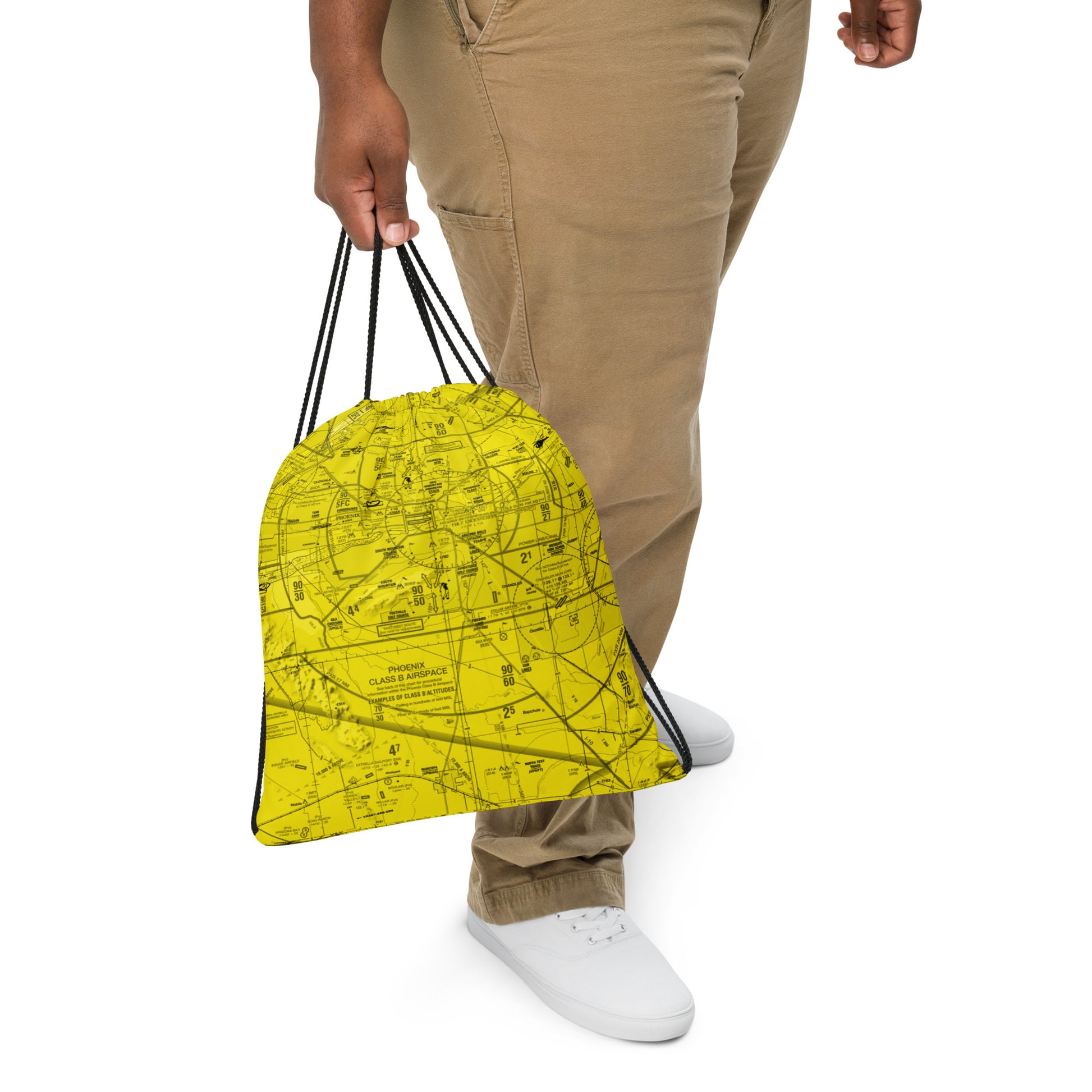 Phoenix TAC Chart drawstring bag (yellow)