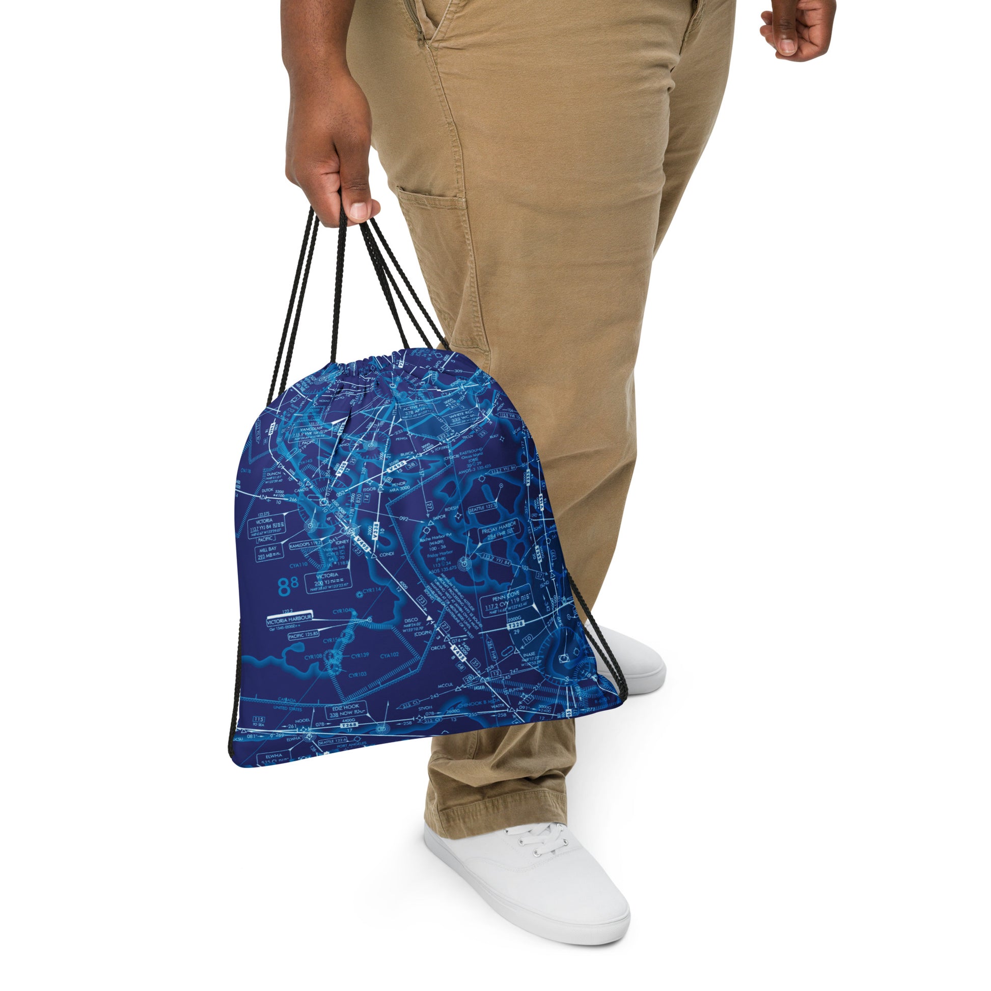 Enroute Low Altitude Chart drawstring bag (ELUS1/blue)