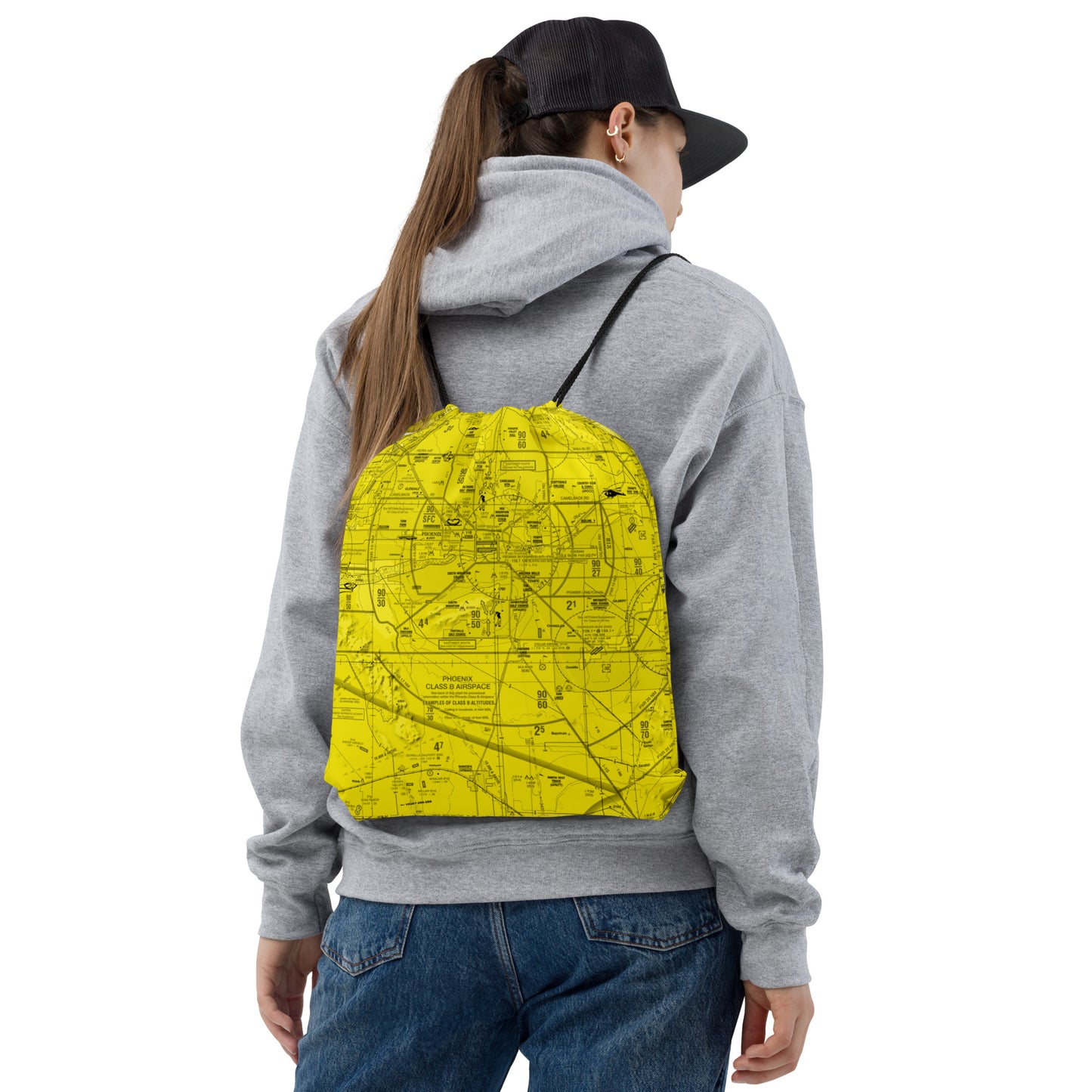 Phoenix TAC Chart drawstring bag (yellow)