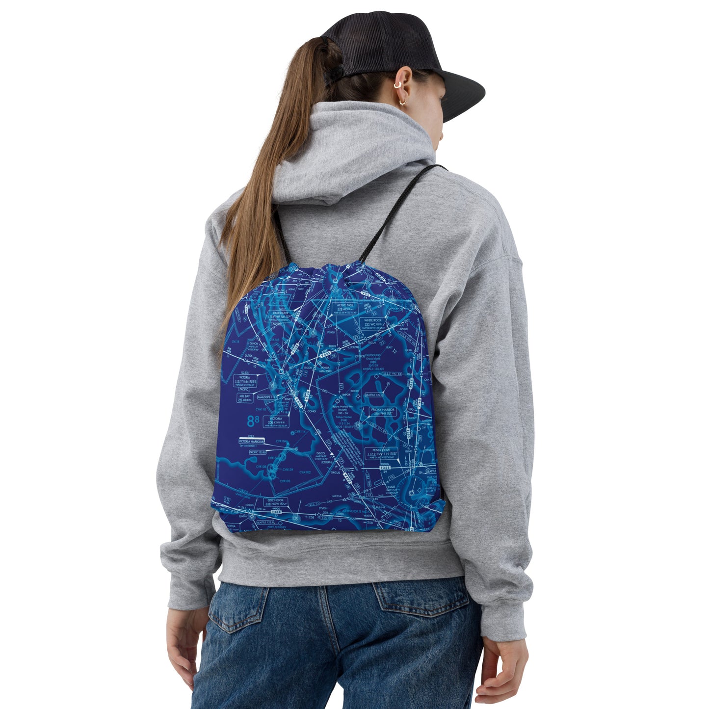 Enroute Low Altitude Chart drawstring bag (ELUS1/blue)