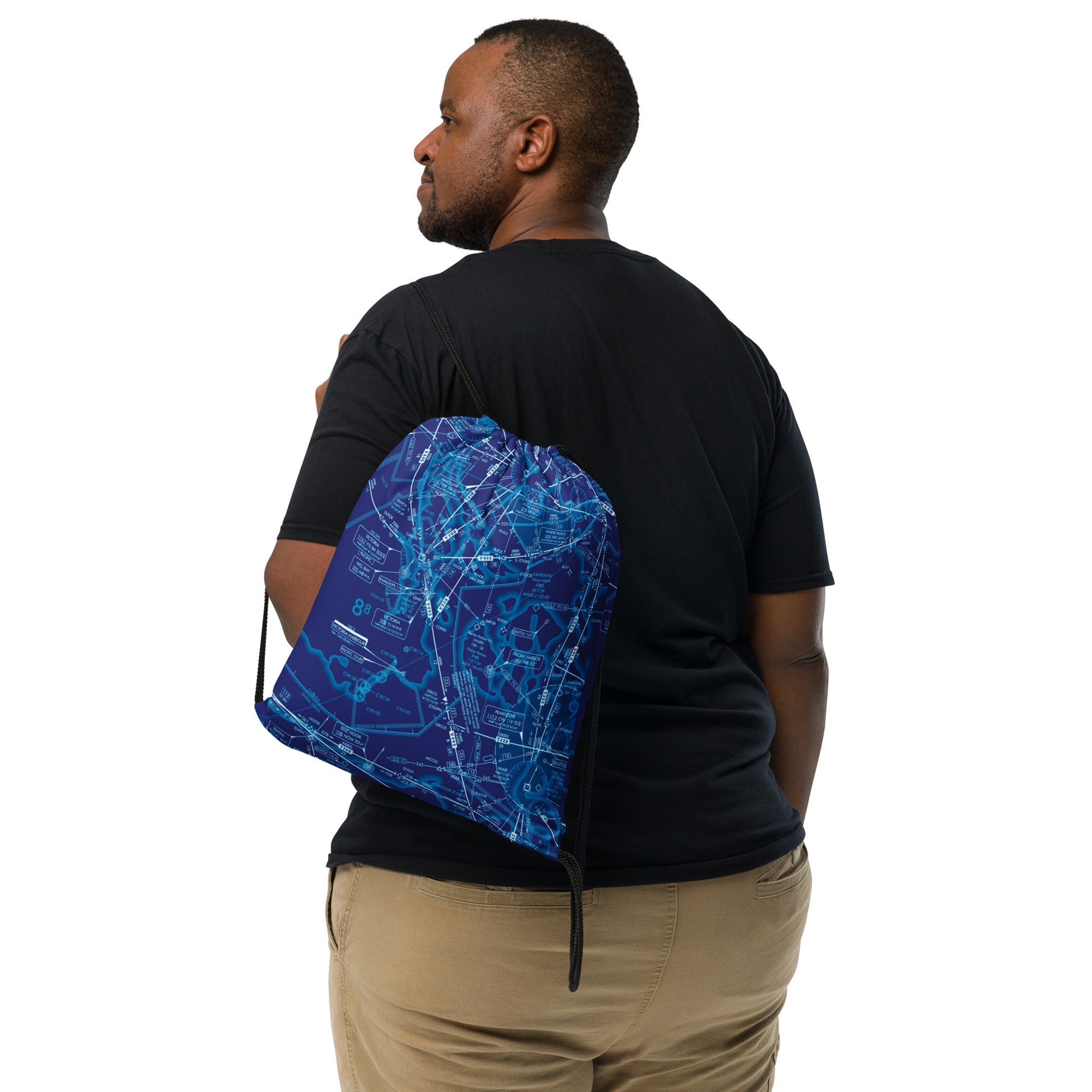 Enroute Low Altitude Chart drawstring bag (ELUS1/blue)