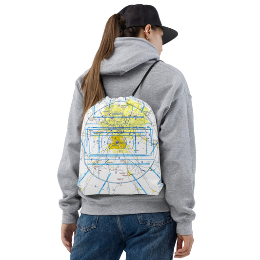 Atlanta Flyway Chart drawstring bag