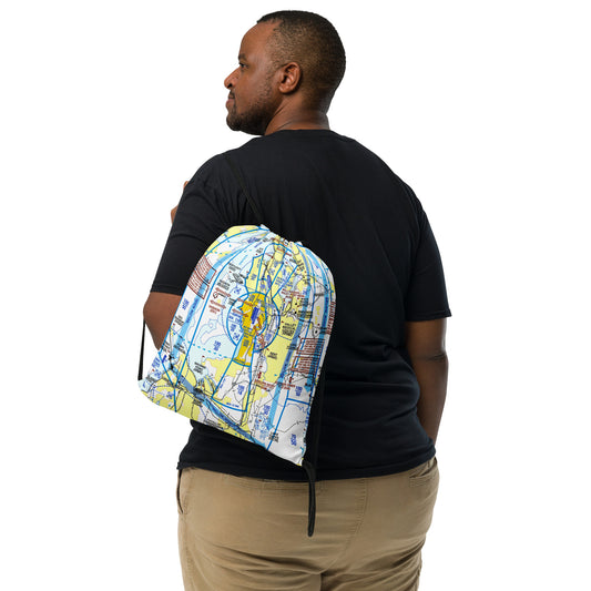 Seattle Flyway Chart drawstring bag