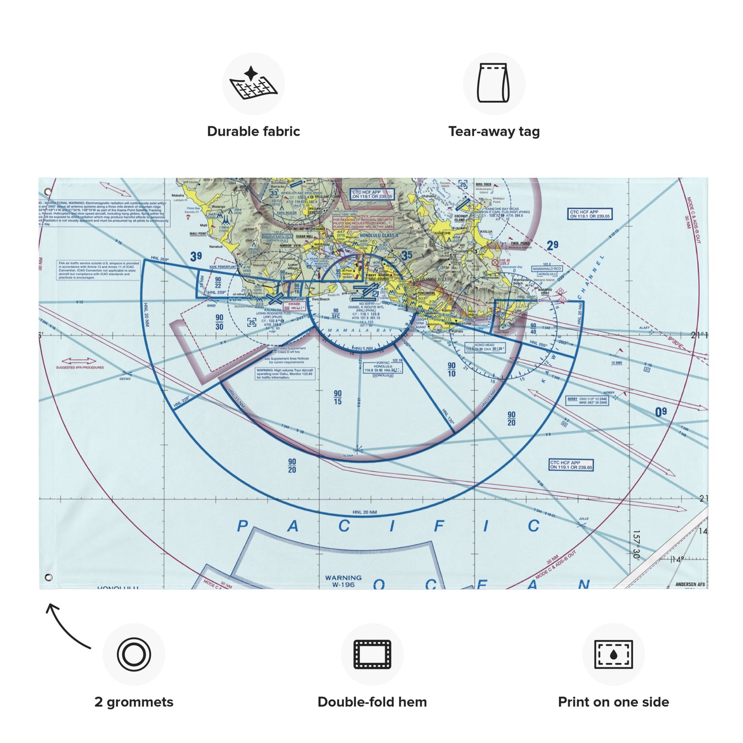 Honolulu Sectional Chart flag